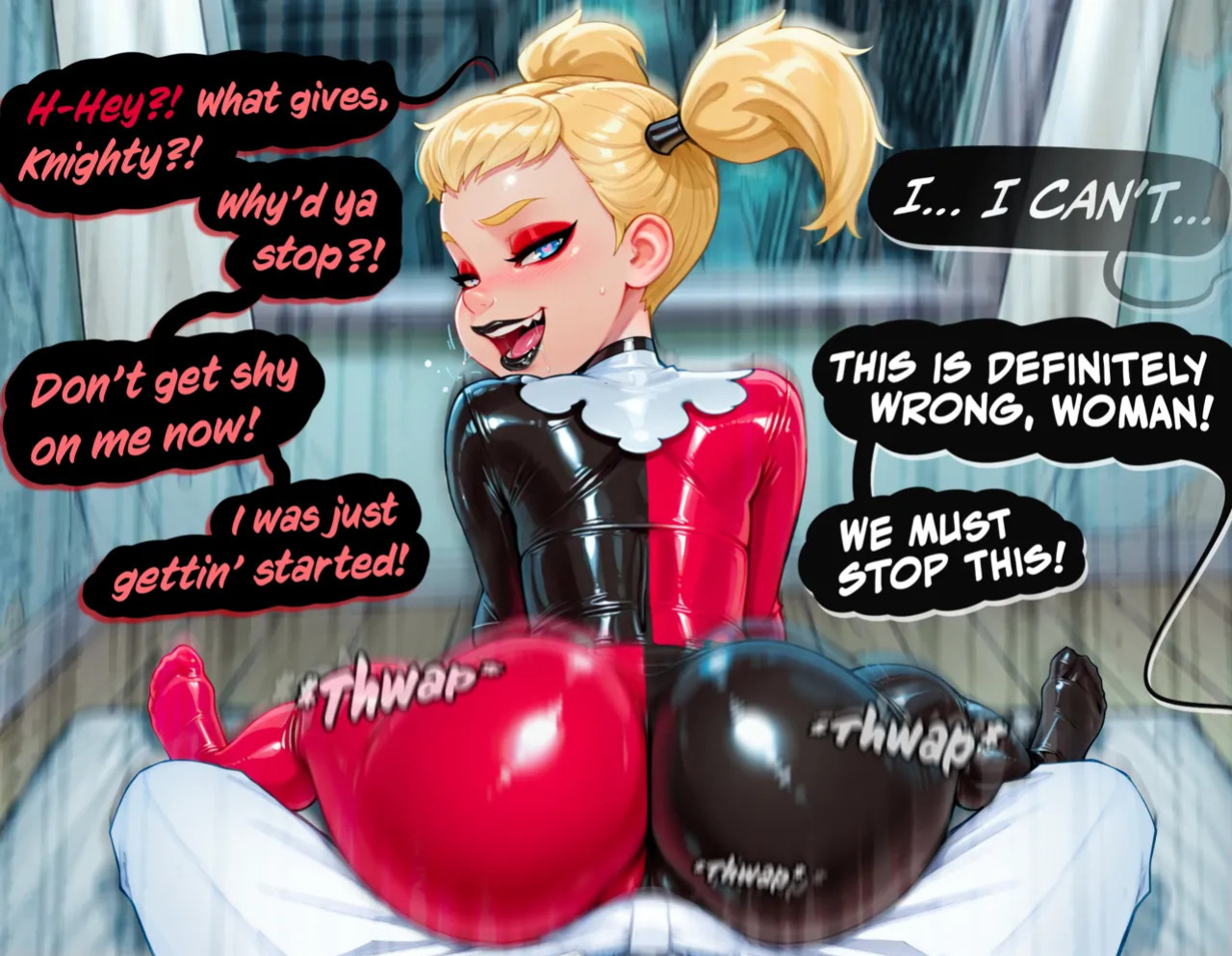 Harley Workin' (ft. Harley Quinn) [Comic] [AI Generated]