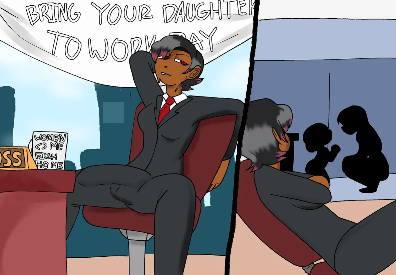 [SynisterStrokes] Bring your daughter to work day