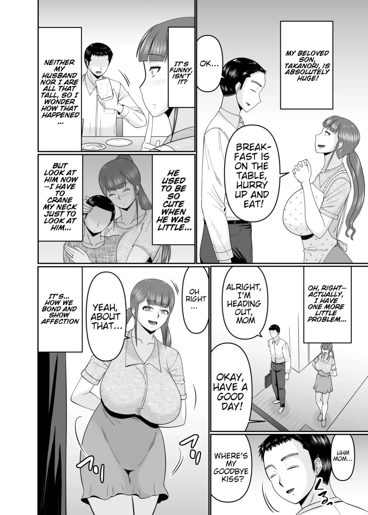 [Complete Box (Hatakeyama Tohya)] A big son and his short mother. [English]