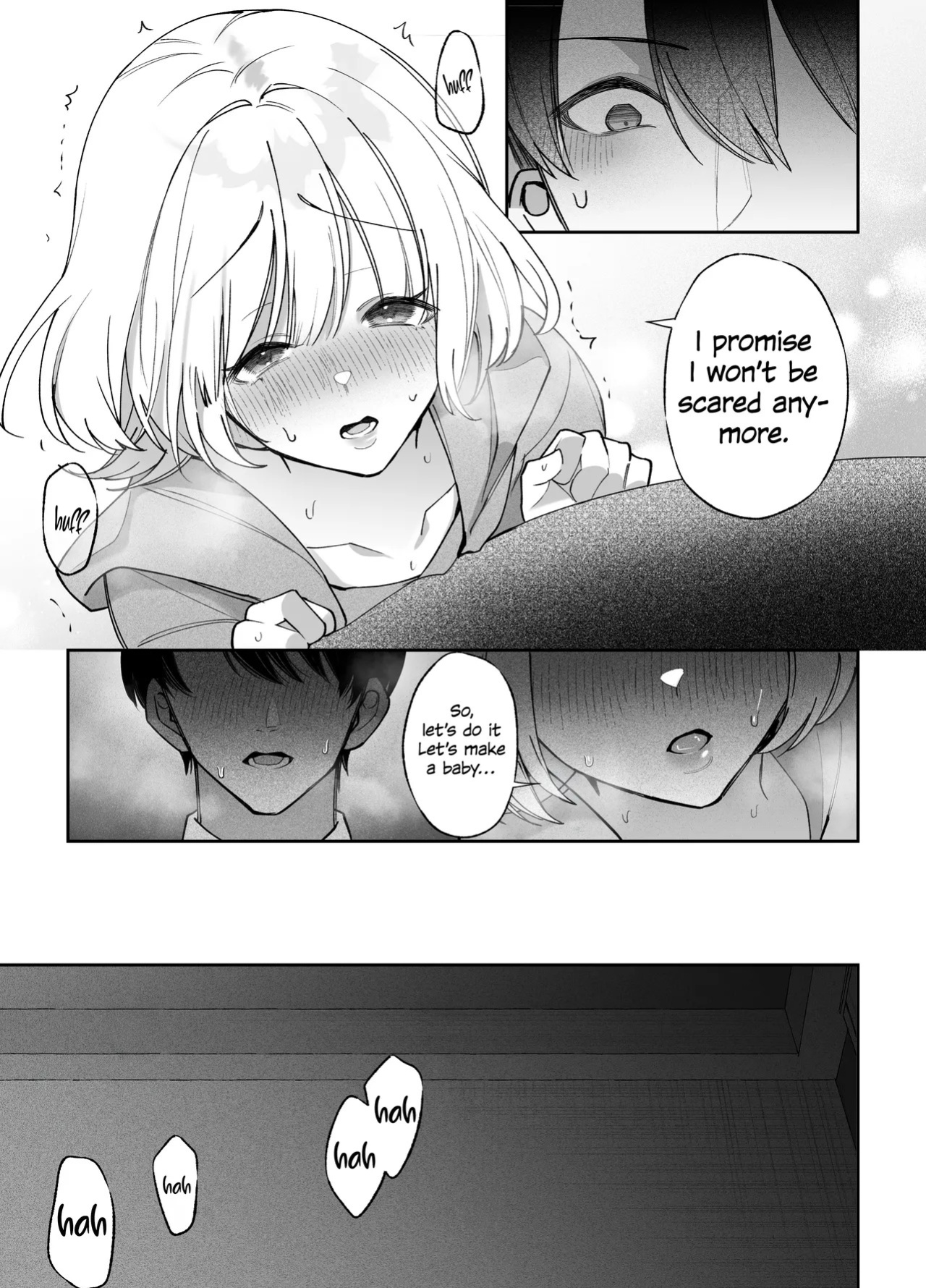 If you're scared of sex, I'll impregnate you while you're sleeping.