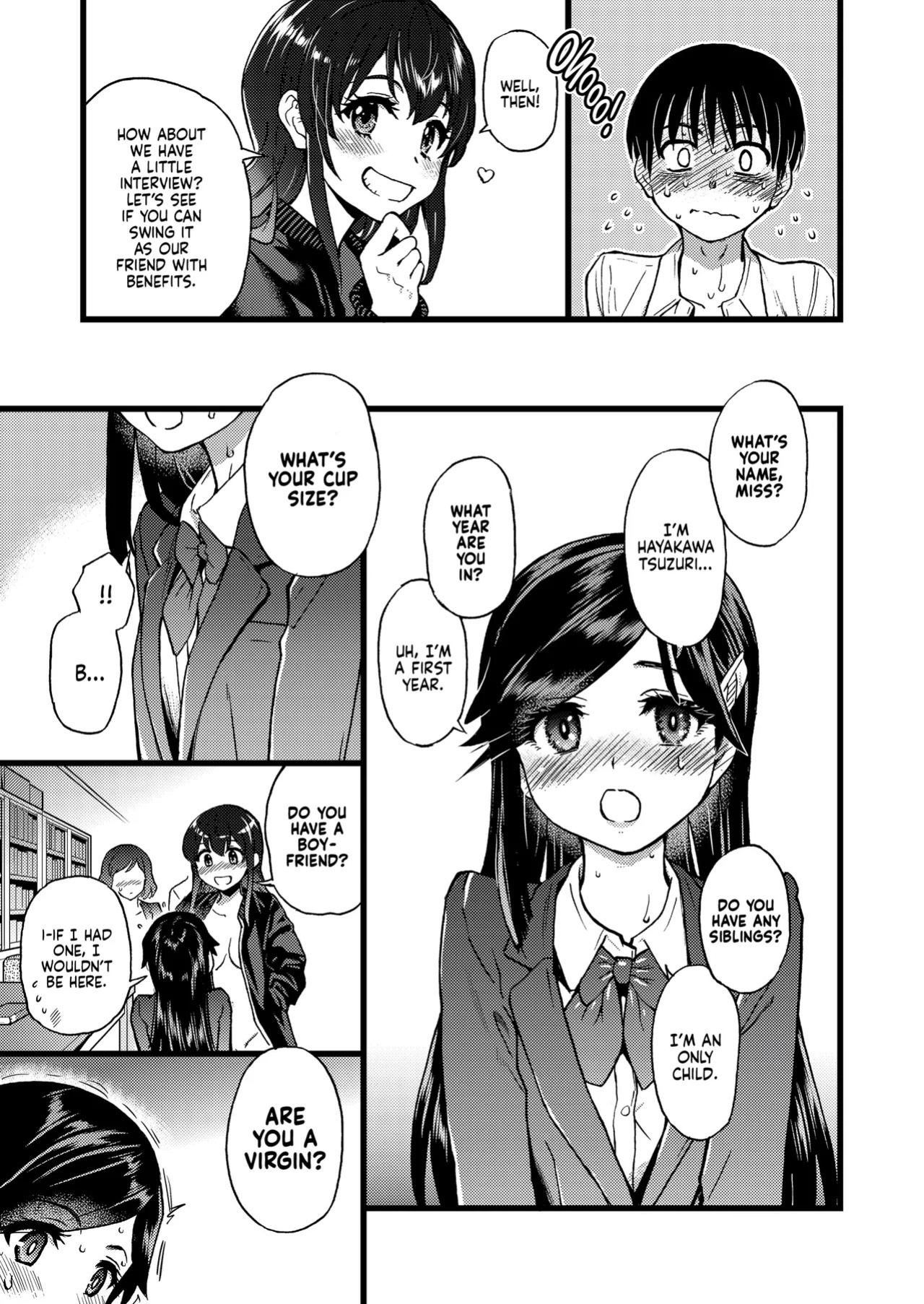 [Okina Keikaku (Shiwasu no Okina)] Watashi o Ecchi no Nakama ni Irete Kudasai | Please! Freeze! Please! After-School Sex Ed [English] [J18] [Decensored] [Digital]