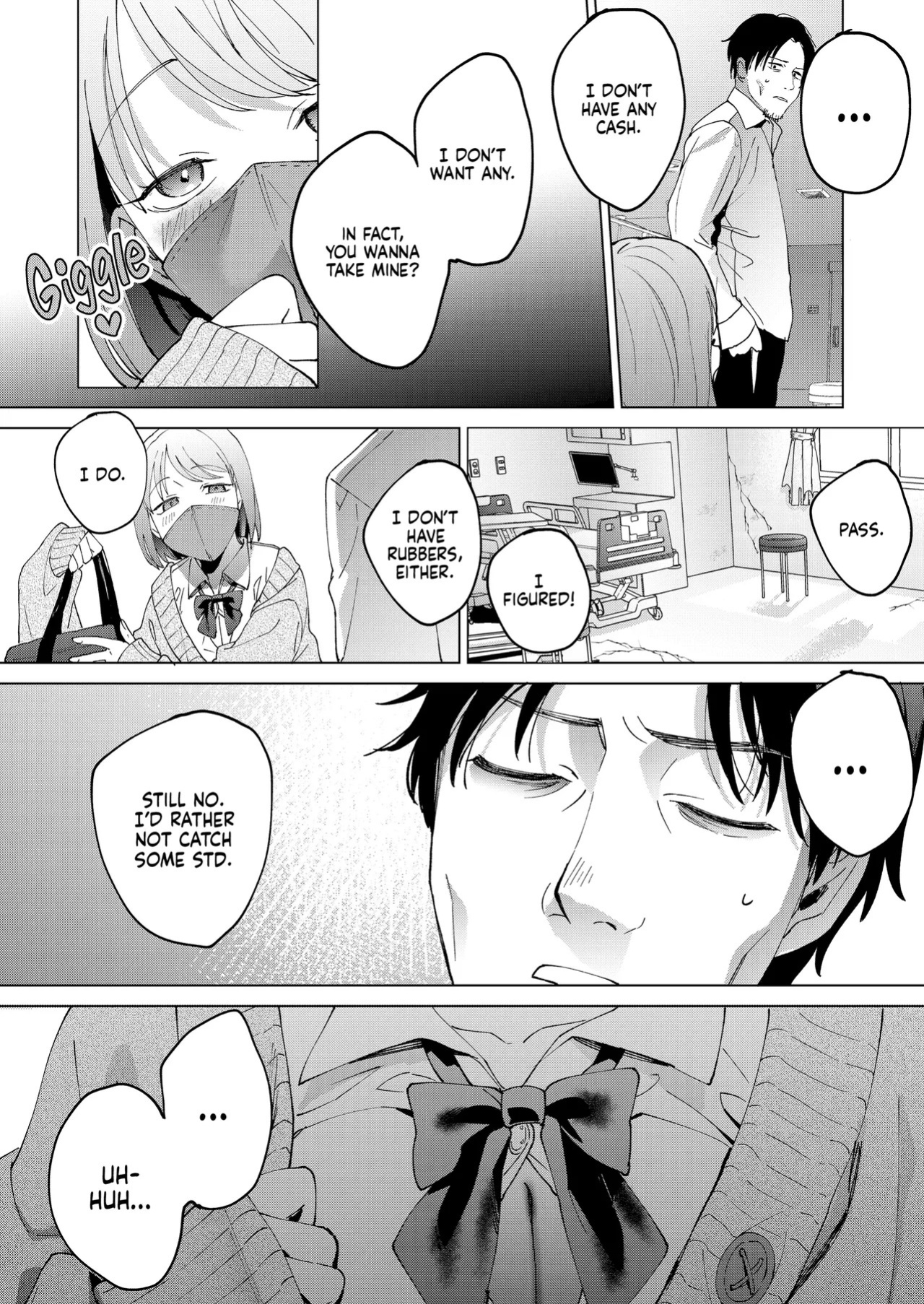 [Manmaya (Same Manma)] Jinsei Shuuryou 5-byou Mae Nazo JK ni Kuwareru | Five Seconds Before I Died [English] [J18] [Decensored] [Digital]
