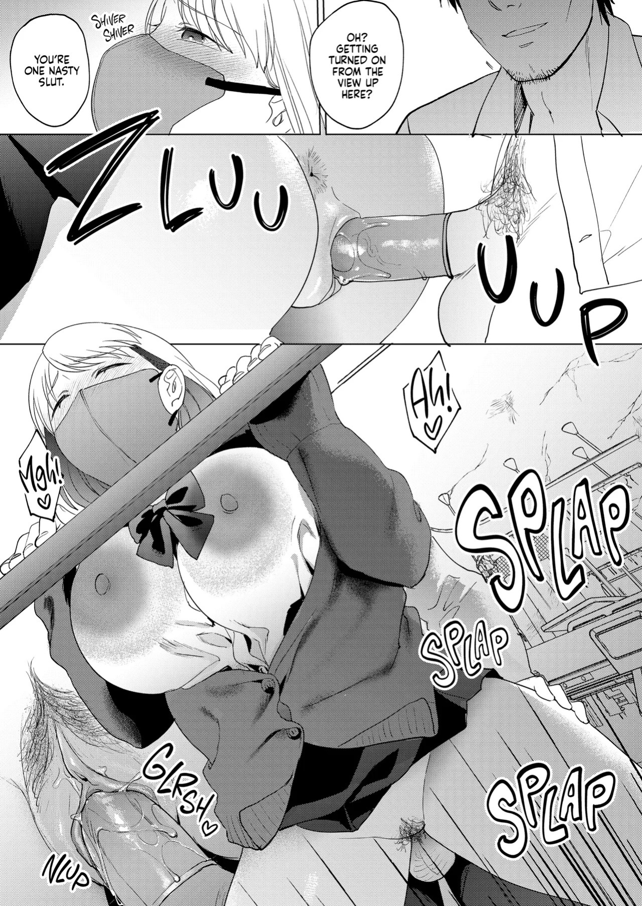 [Manmaya (Same Manma)] Jinsei Shuuryou 5-byou Mae Nazo JK ni Kuwareru | Five Seconds Before I Died [English] [J18] [Decensored] [Digital]