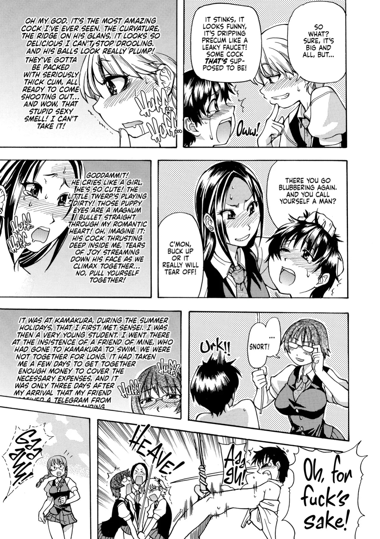 [Shiwasu no Okina] Sei So Tsui Dan Sha Ch. 1 | They'll Make a Man Out of You Ch. 1 [English] [J18] [Decensored] [Digital]