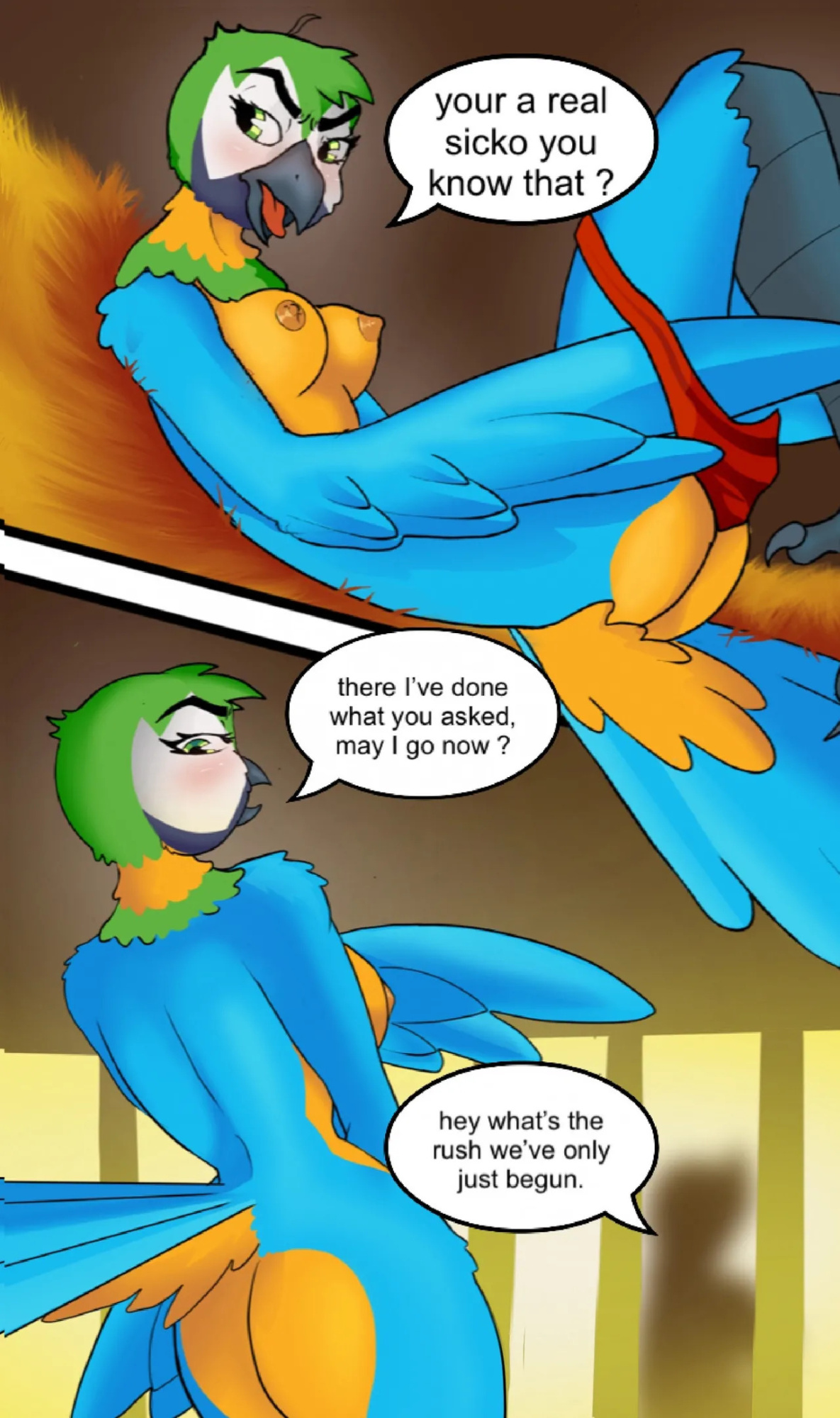 [Panty King] Mollie Macaw The Horniest Pilot You Ever Saw (Ongoing)