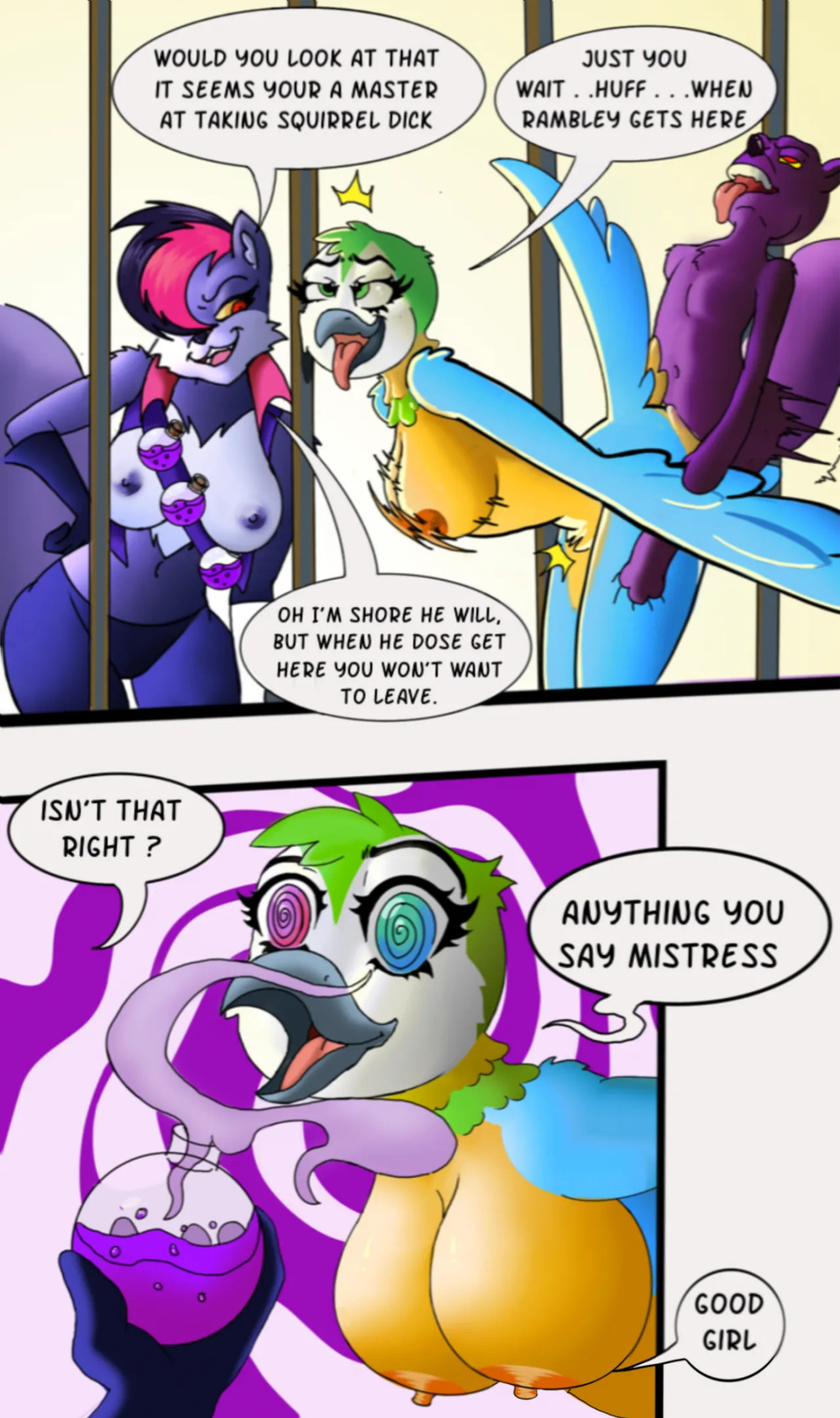 [Panty King] Mollie Macaw The Horniest Pilot You Ever Saw (Ongoing)