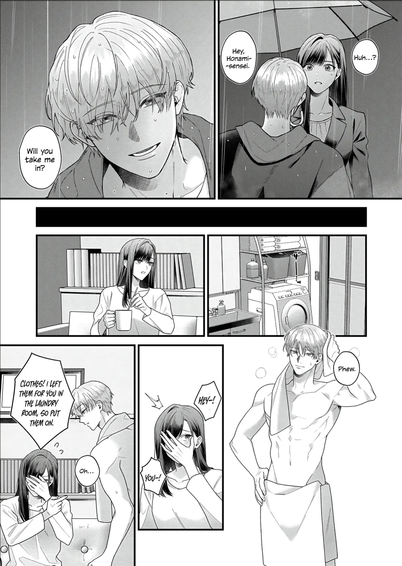 My former student, Asada, knows everything about my body.