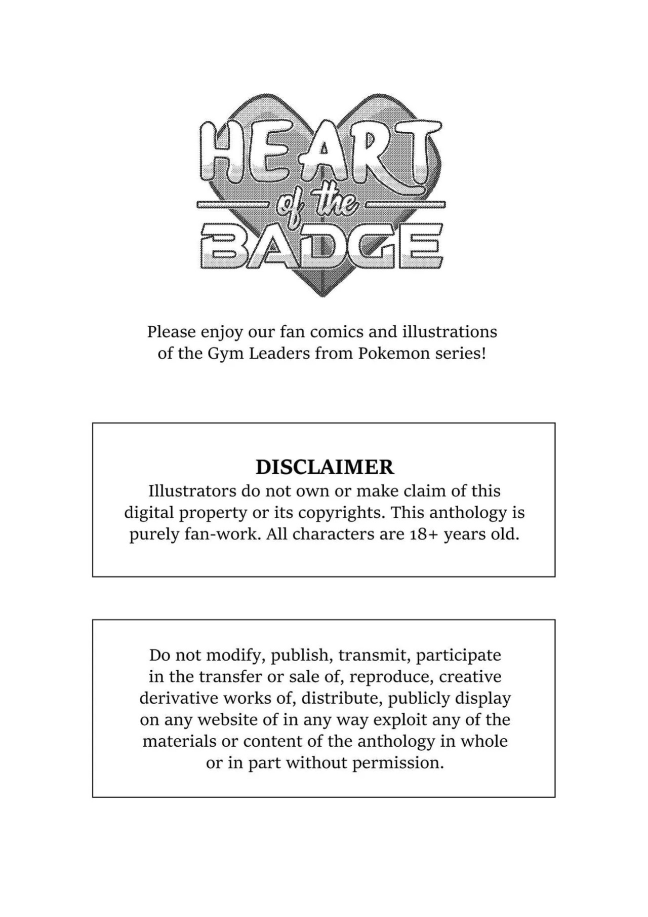 [Ruisselait / kimakkun / BARAyot / Robokeh] HEART OF THE BADGE - Pokemon Gym Leaders Anthology [English]