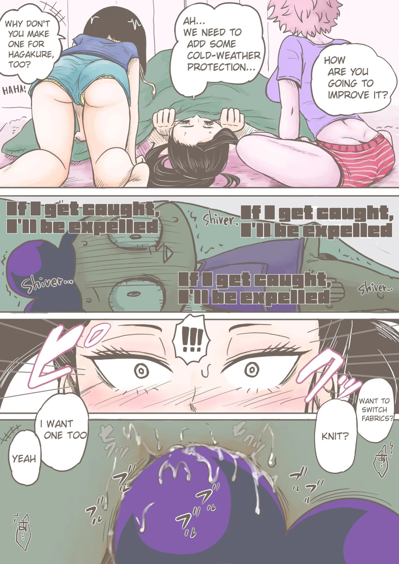 Mineta x Yaoyorozu [Dive into the Girls' Dormitory!!]