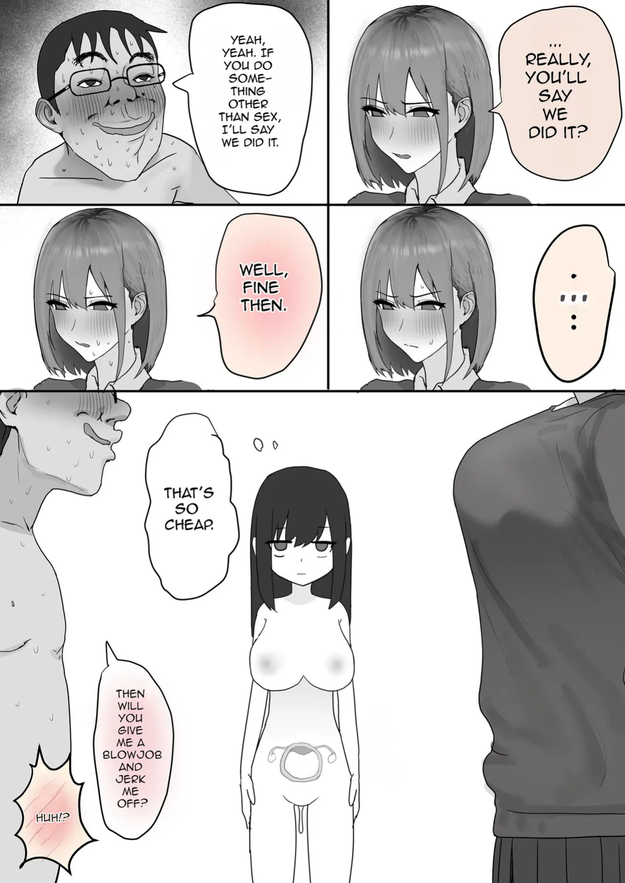 [Yanachi] Kyonyuu Geneki JK to Chigyuu Danshi ga Sex Jisshuu de Namahame Tanetsuke Koubishi Makuru H