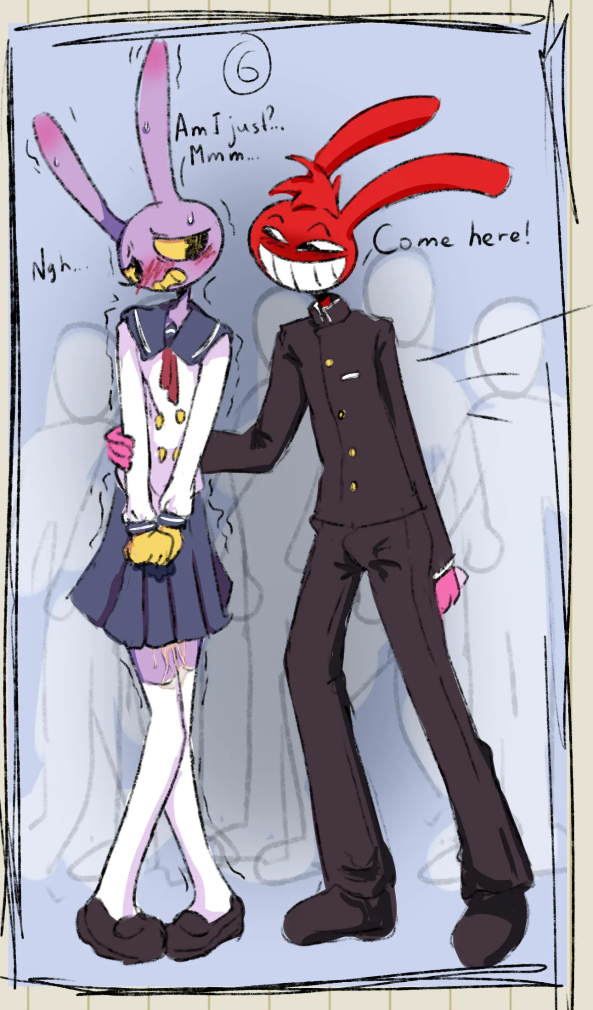 [HornyFudge] Jax X Thomas omorashi comic (The Amazing Digital Circus)