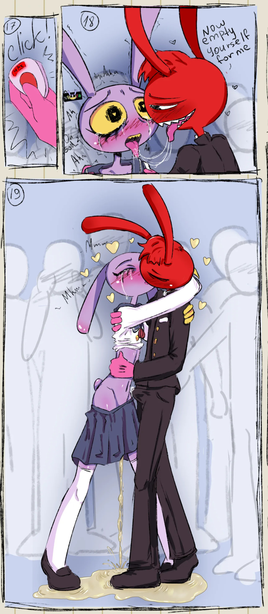 [HornyFudge] Jax X Thomas omorashi comic (The Amazing Digital Circus)