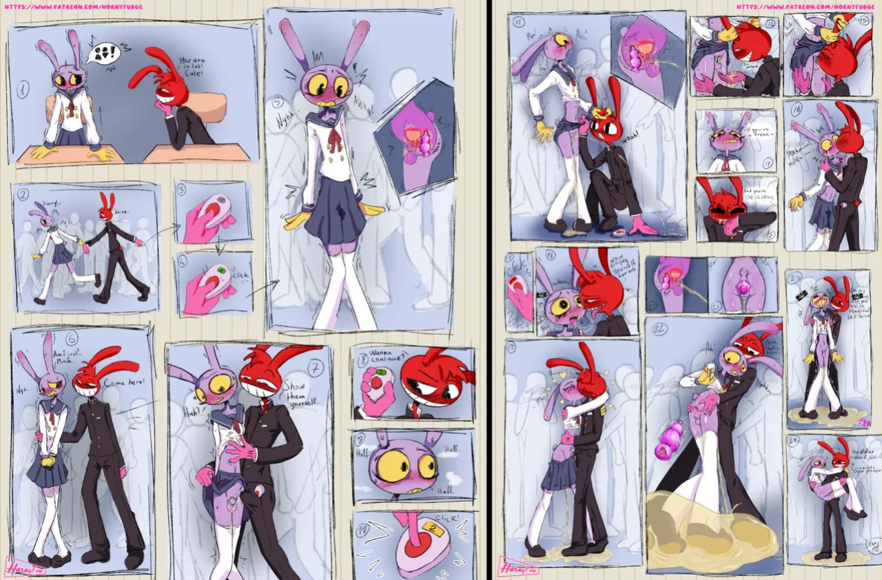 [HornyFudge] Jax X Thomas omorashi comic (The Amazing Digital Circus)