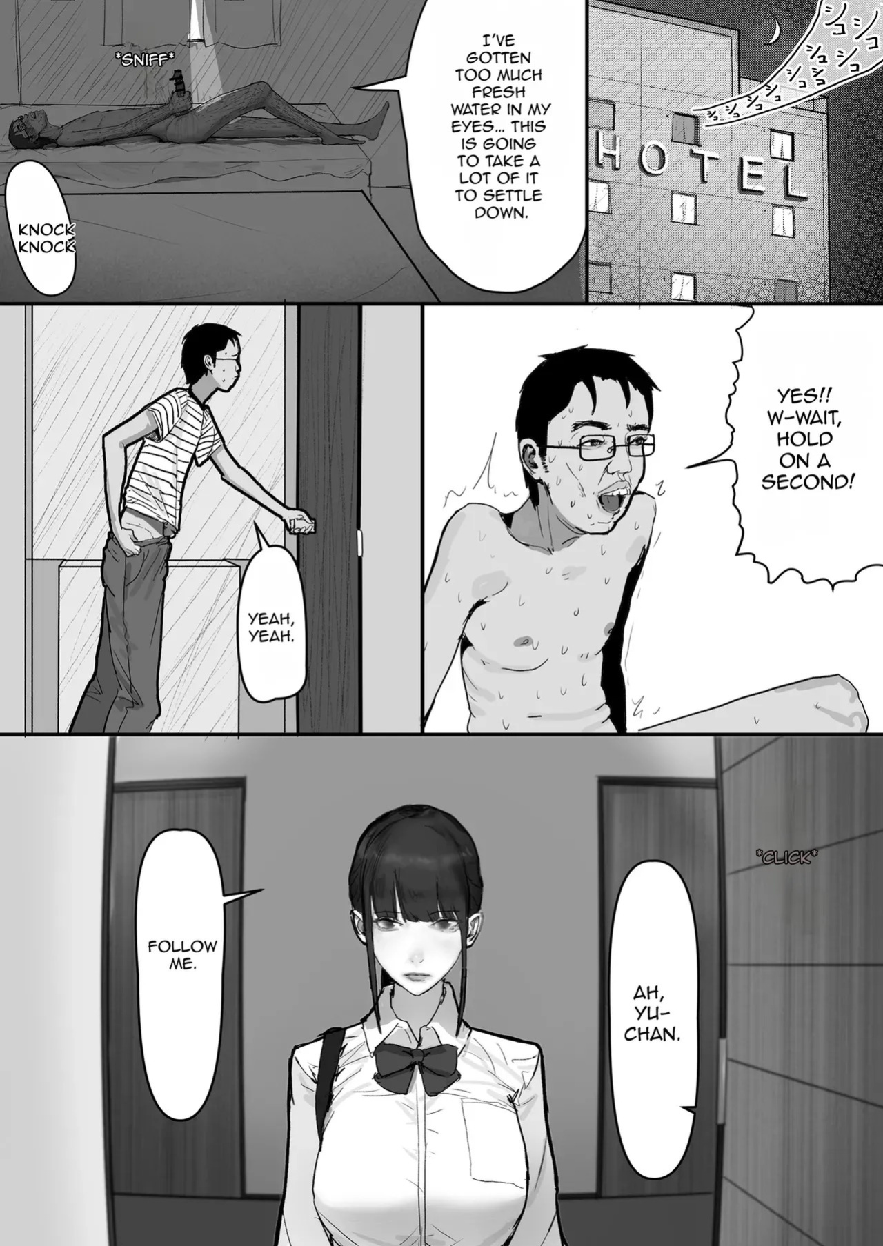 [Yanachi] A shy, nerdy guy gets dragged by his little sister to a school trip