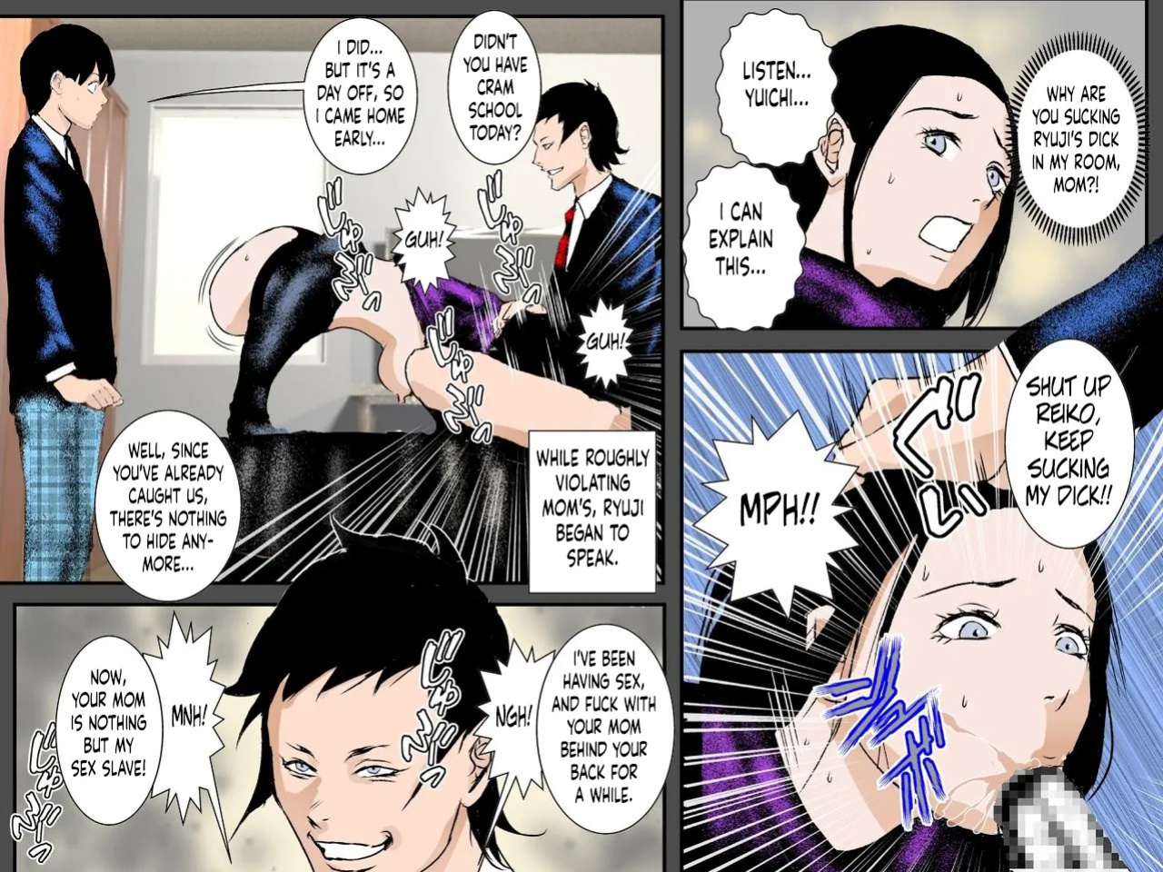 [Ruibosucha] My beautiful mom became the sex slave of my childhood friend [English]