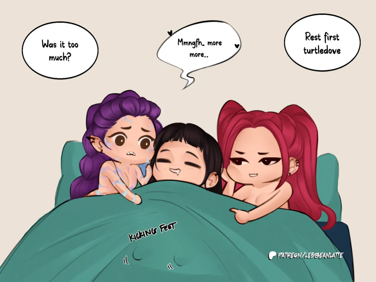 [Lesbeanlatte] Polytrix: Demon Heat go Boom (KPop Demon Hunters) [ongoing]