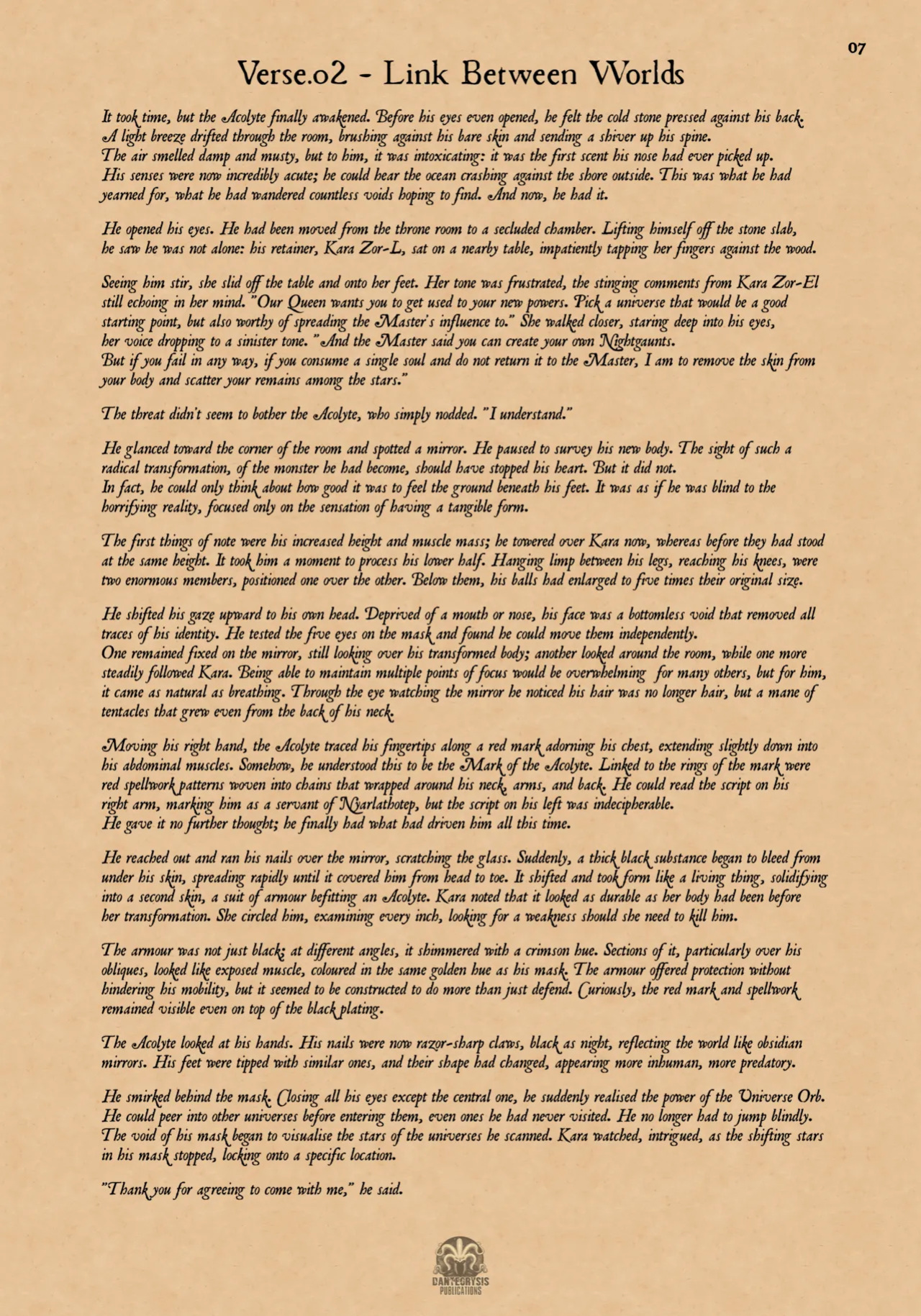 [DanteCrysis] The Acolyte Chronicles