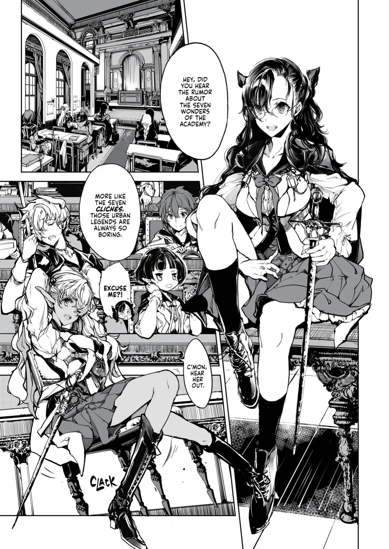 [70 Nenshiki Yuukyuu Kikan (Ohagi-san)] Otome Kishi no Himegoto | The Maiden Knights' Secrets [English] [J18] [Decensored] [Digital]