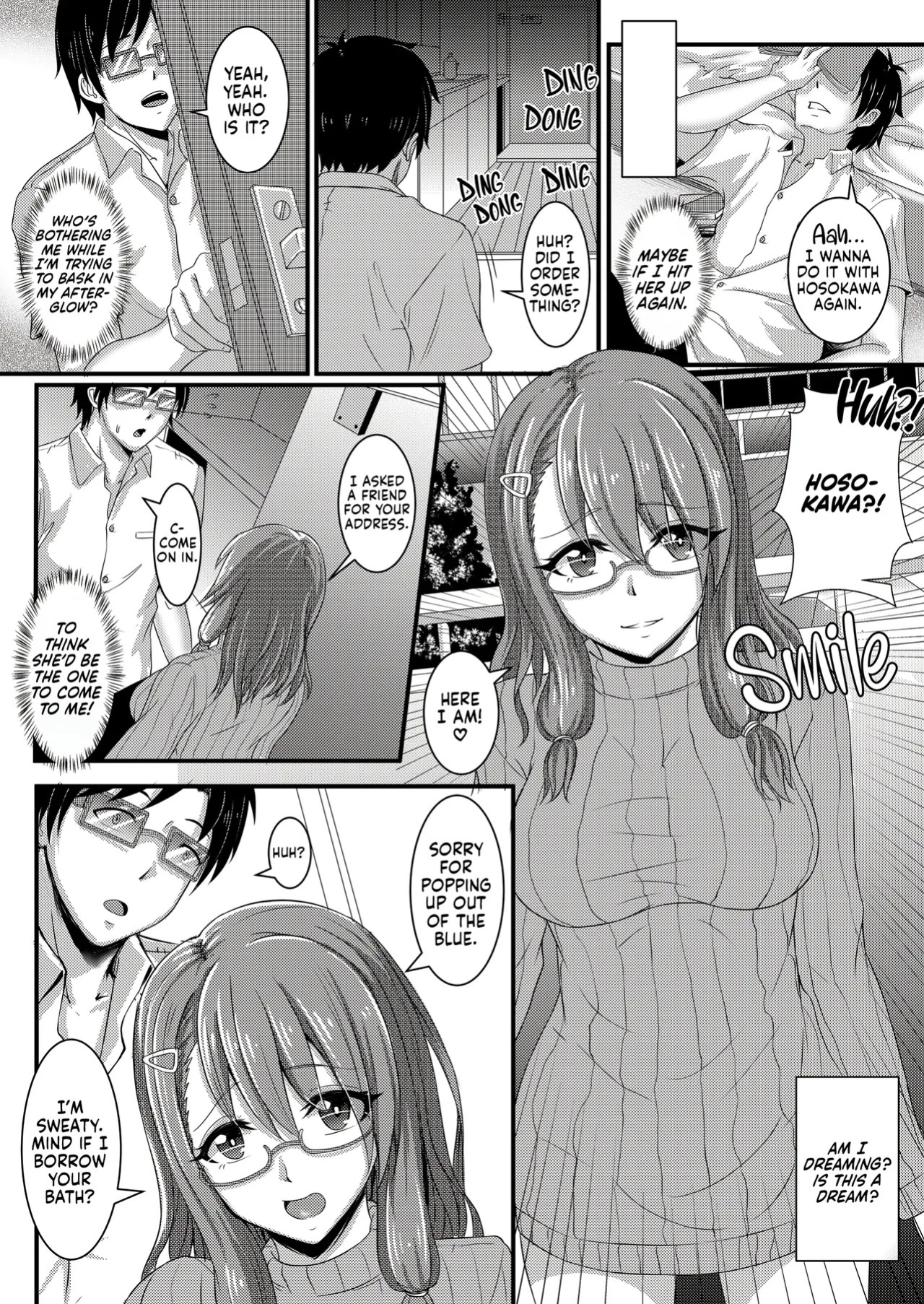 [Momoiro Onsen] Akogare datta Seiso na Onnanoko ga Jitsu wa Dosukebe datta Hanashi | The Horny Truth About Hosokawa [English] [J18] [Decensored] [Digital]