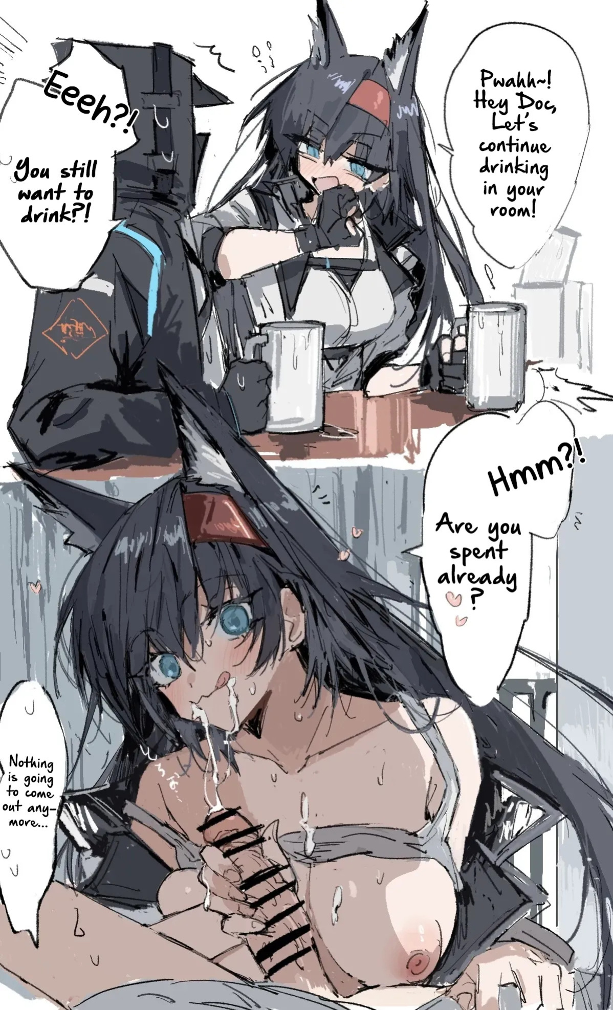 [Rapisu] Blaze Translated Gallery (Arknights) [English] [DeppoTL]