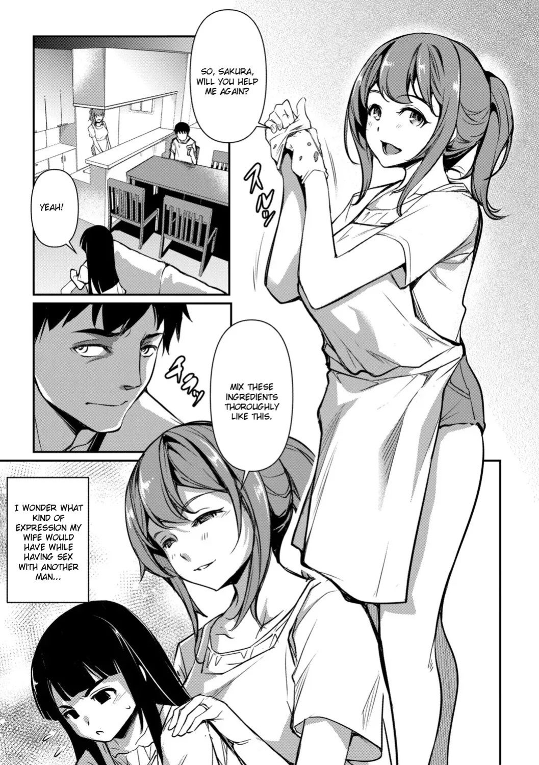 [Amano Kazumi] Aisai Netorase Houkoku ~Sekai Ichi Kawaii Boku no Yome~ - I had my wife "NTR" and made her report it. [Digital] [English]
