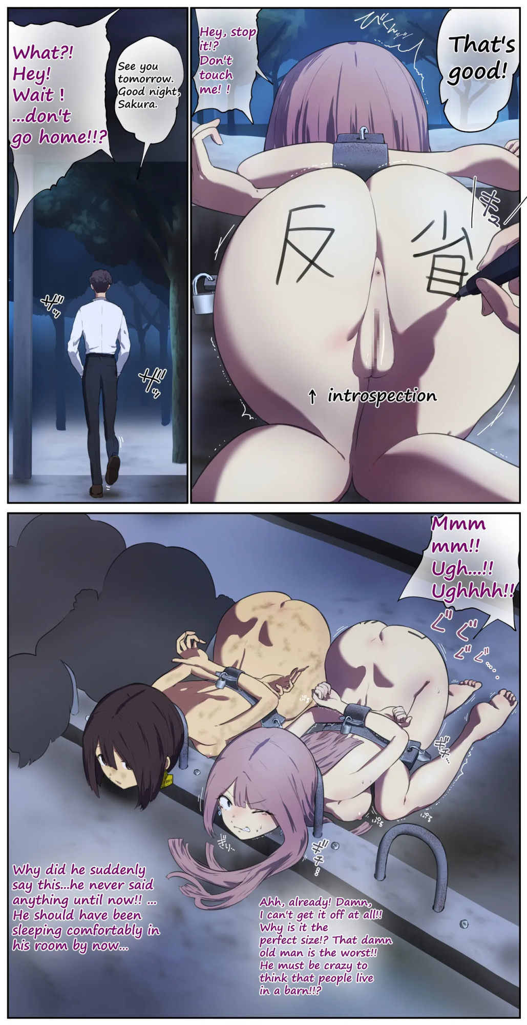 A life in the barn as punishment for a delinquent girl who has been spoiled until now