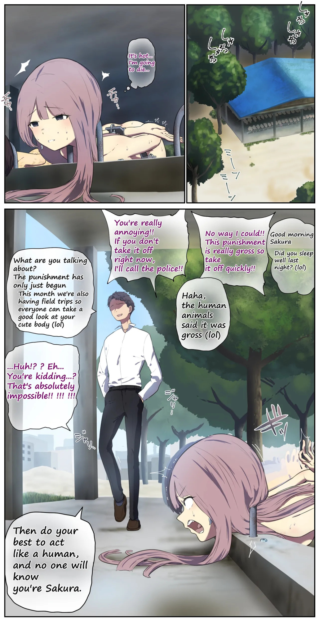 A life in the barn as punishment for a delinquent girl who has been spoiled until now