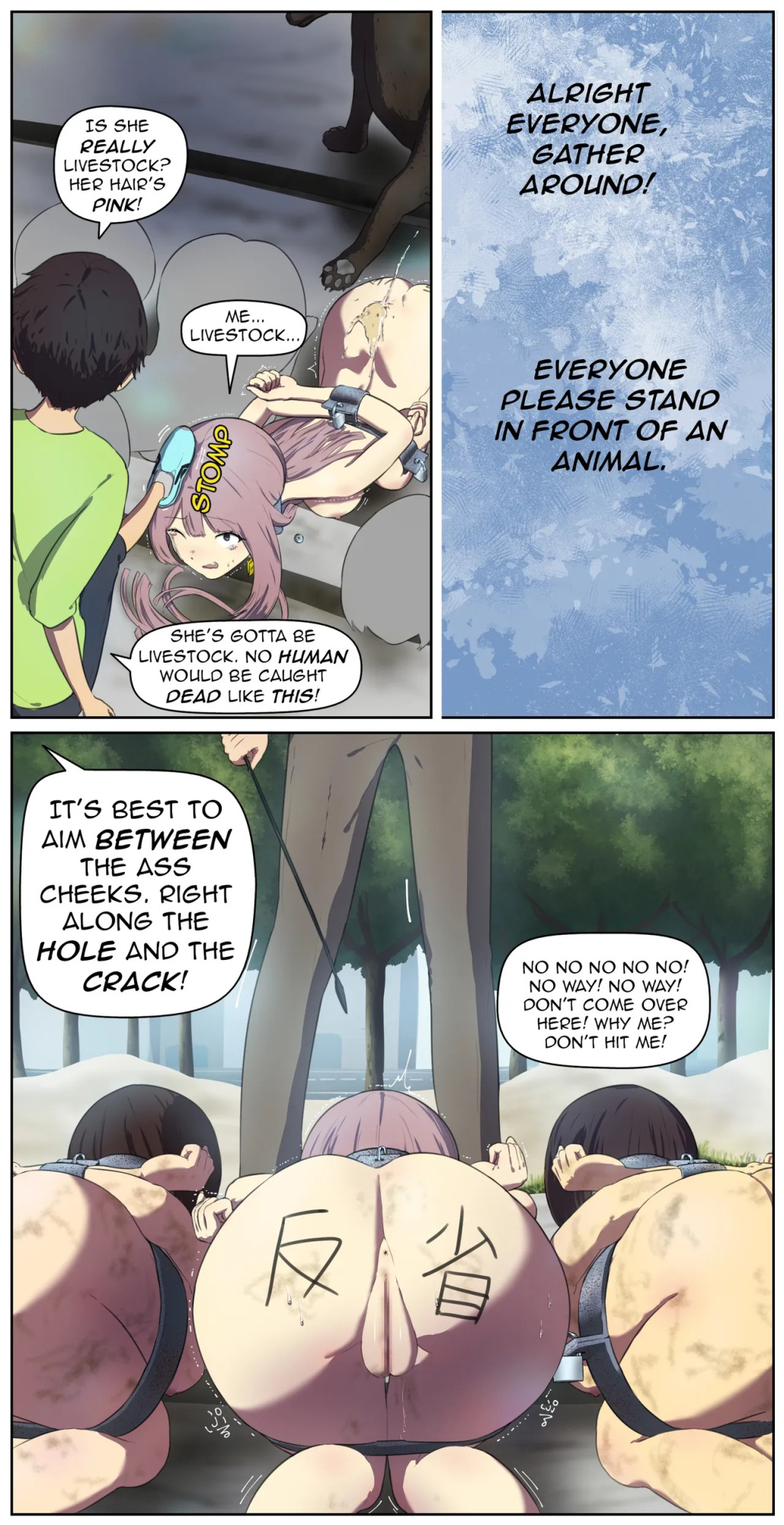 A life in the barn as punishment for a delinquent girl who has been spoiled until now【Translated by kochakaden】