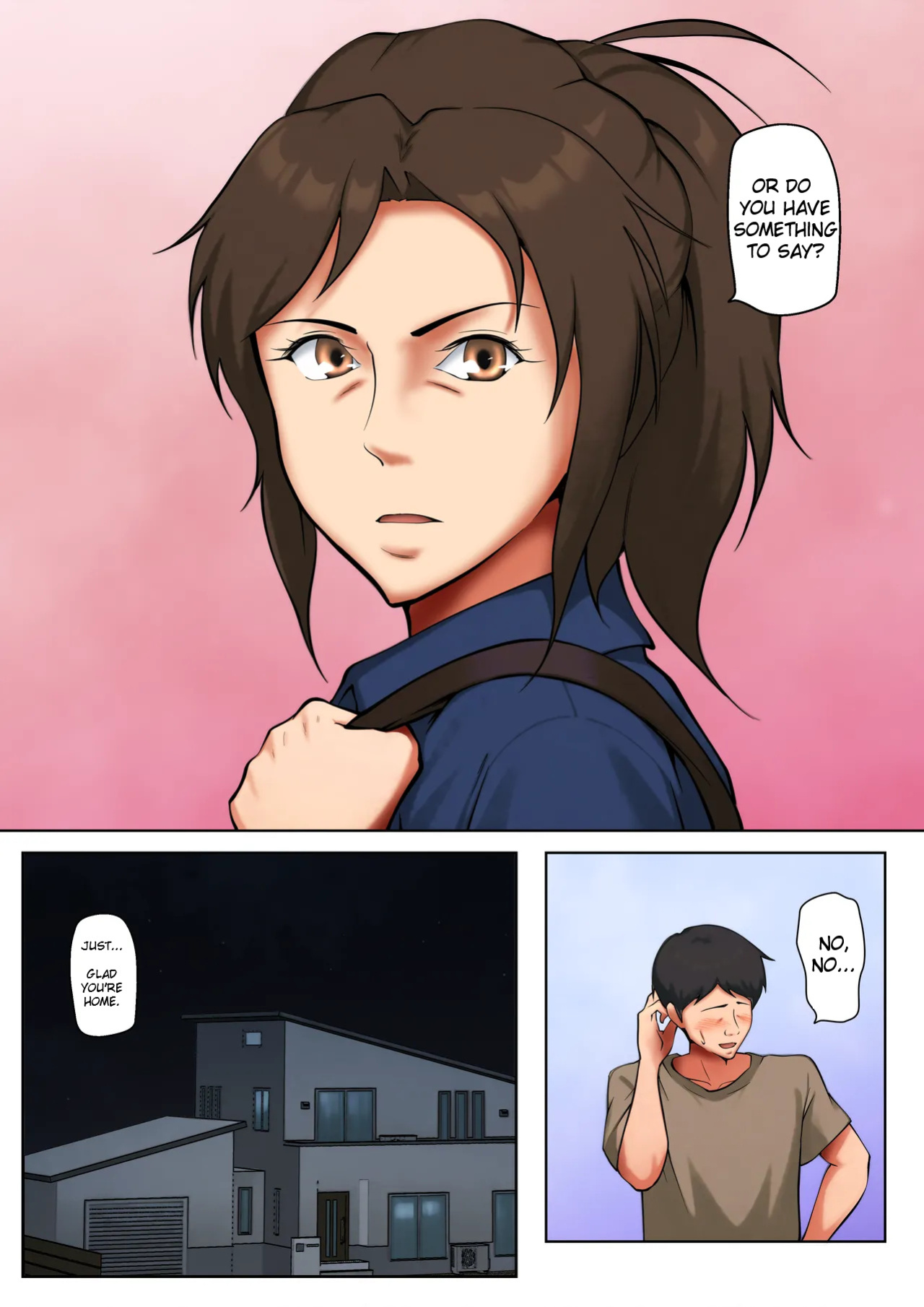 [Pentacle (Shimipan)] A Married Woman Who Chose to Be Embraced for The Sake of Her Daughter - A Night Sanctioned by Her Husband Part 1+2 [English]