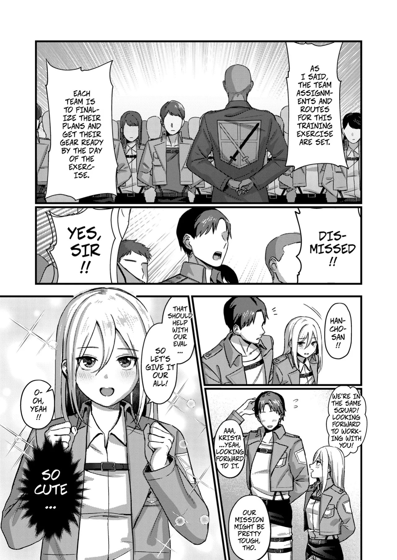 [Natsu no Seikatsu (Piiyoshi, LEXI)] I Love You Ymir, Marry Me! -- Ymir Suki da Kekkon shite Kure (Shingeki no Kyojin) [Digital]