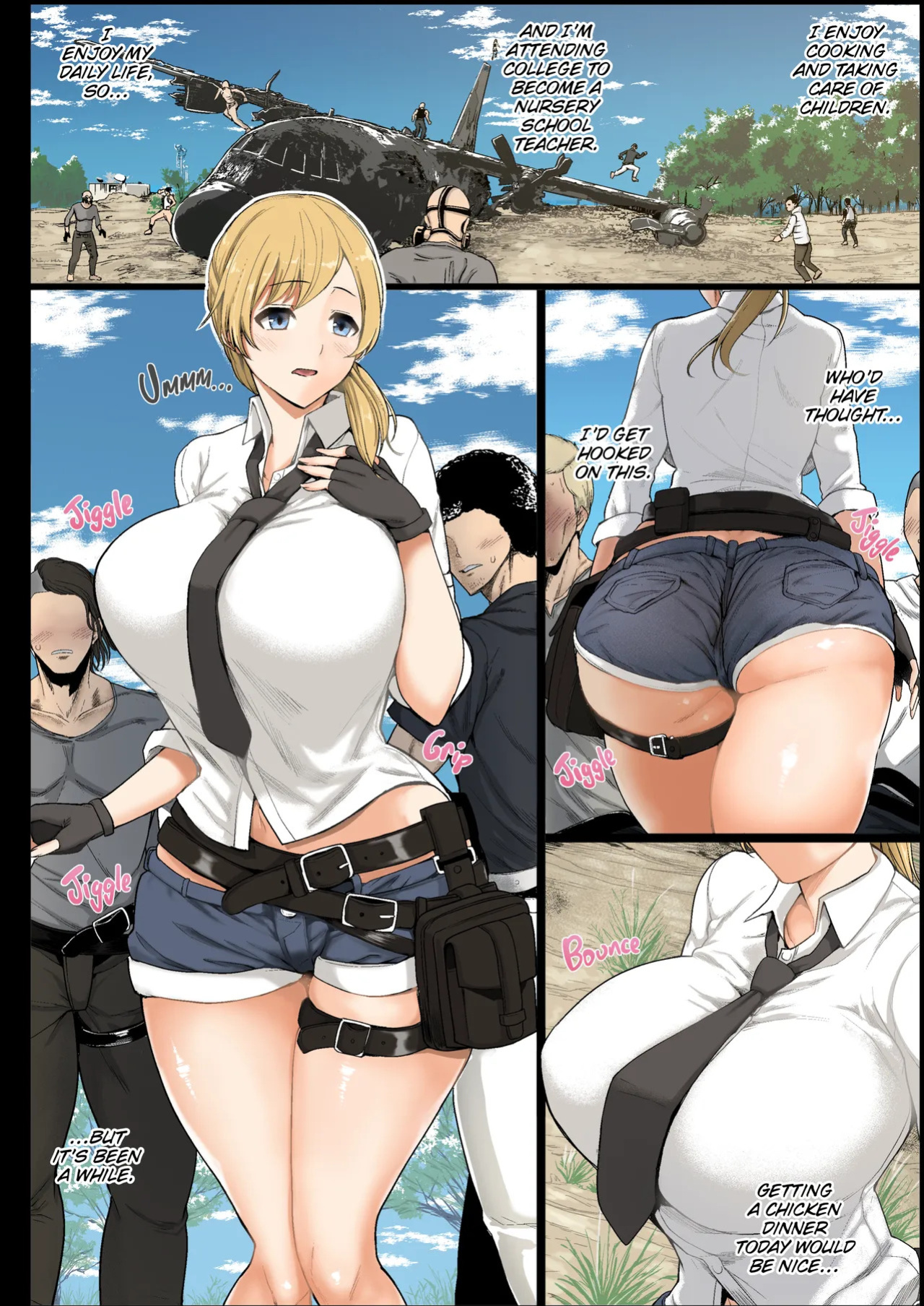 [Aomizuan (Shimantogawa)] College Girl Wins a Lewd Chicken Dinner
