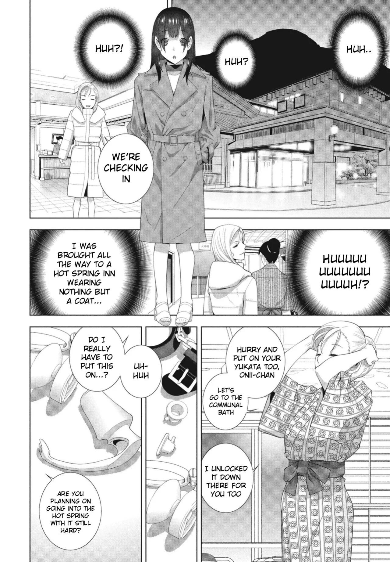 The Stepsister and Stepbrother's Hot Spring Adventure