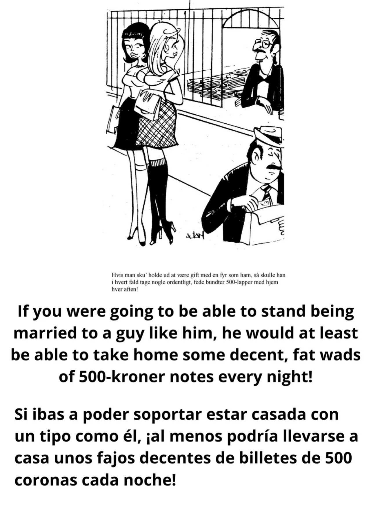 [Adan] Direktøren kommer ikke mere i dago [Danish, English, Spanish]