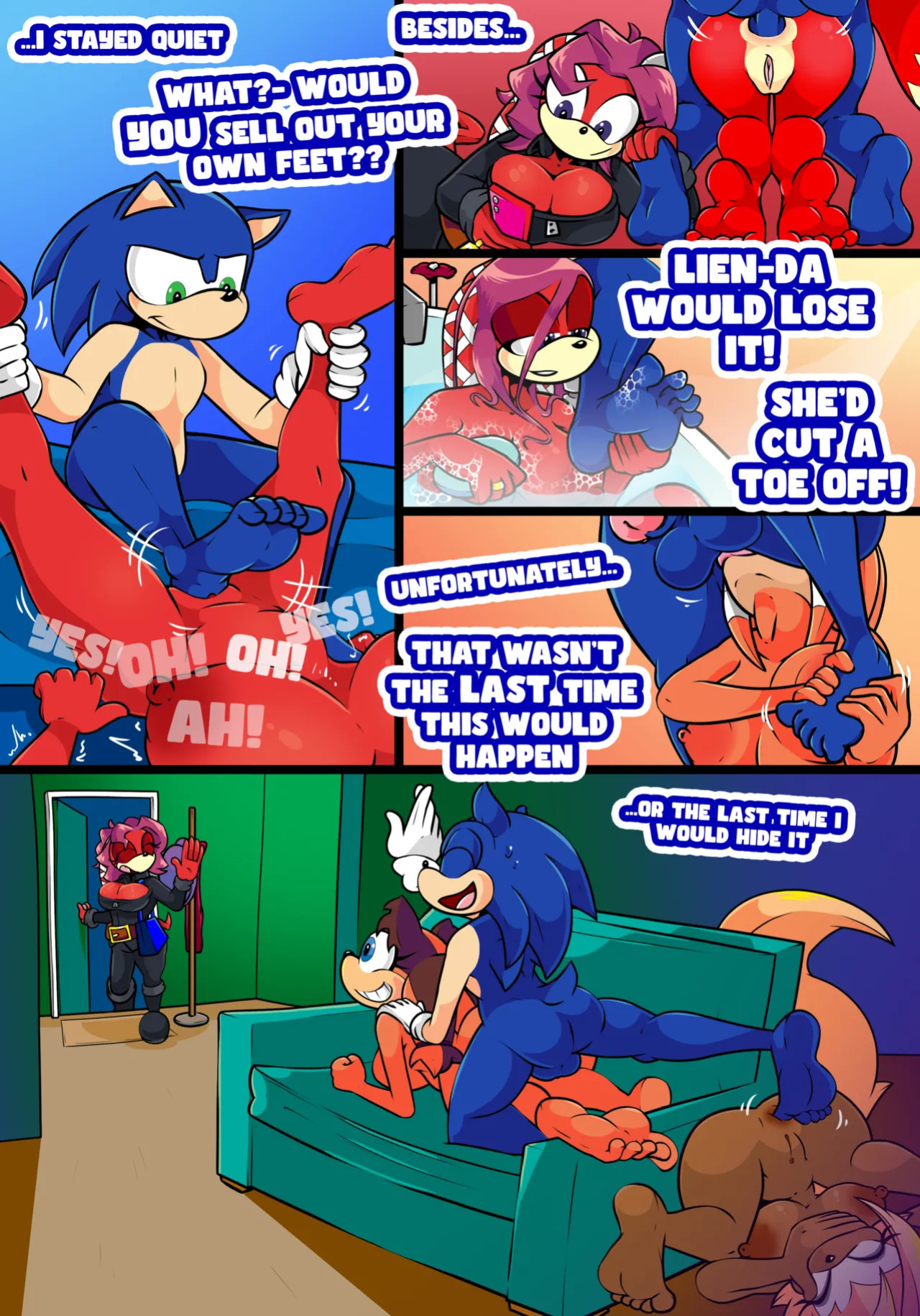 [TinyDevilHorns] Sonic... I want to Marry your Feet!