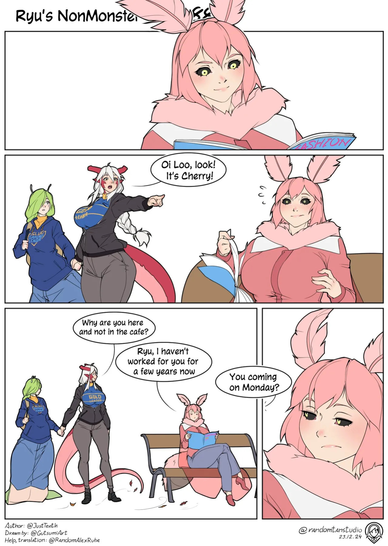 [Random-tan Studio] Ryu's NonMonster Cafe