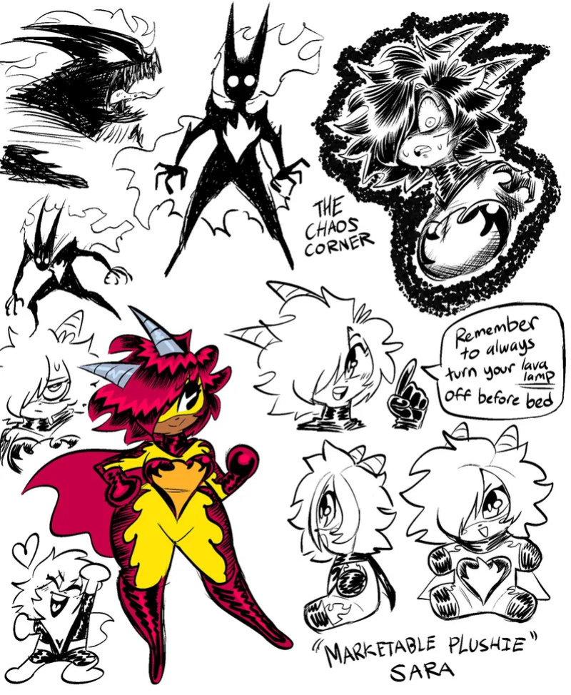 Theguywhodrawsalot characters