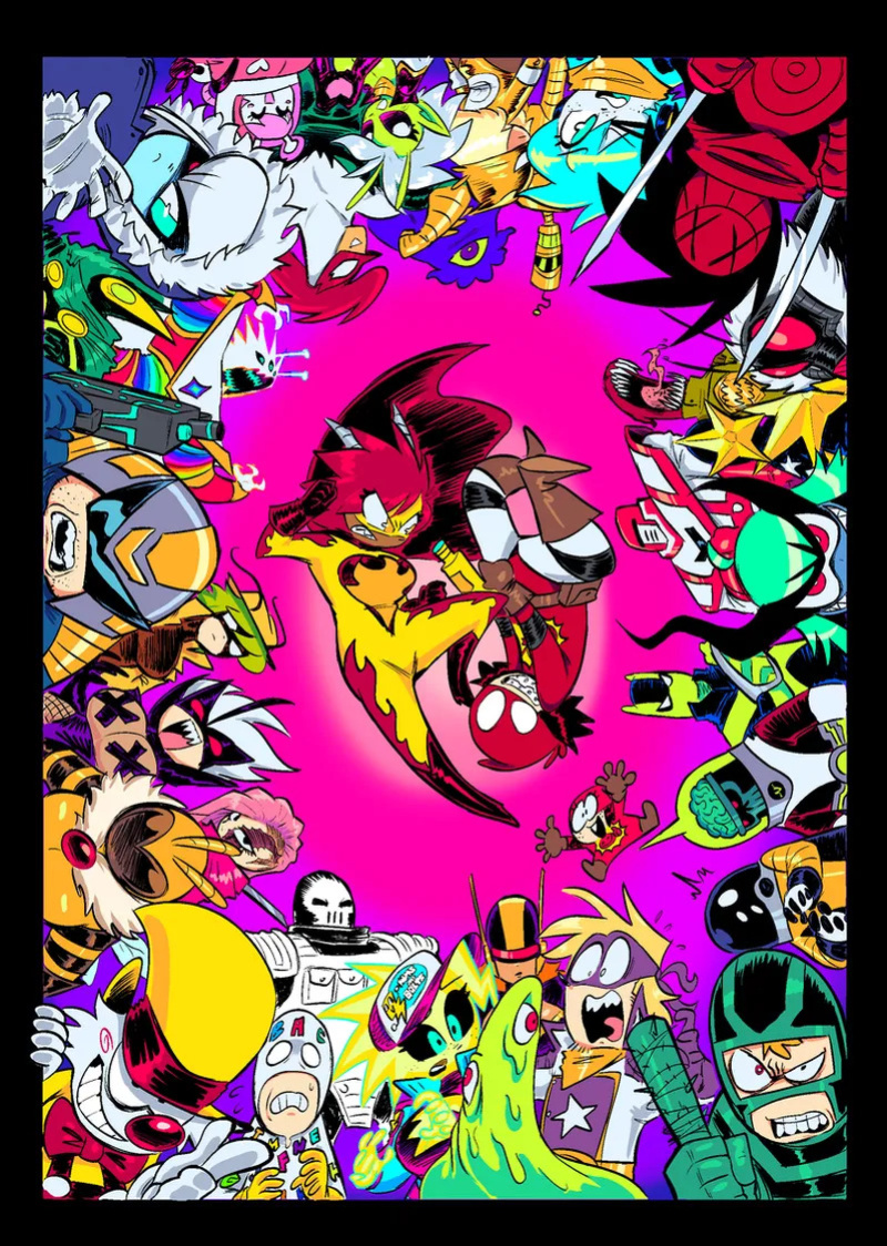 Theguywhodrawsalot characters