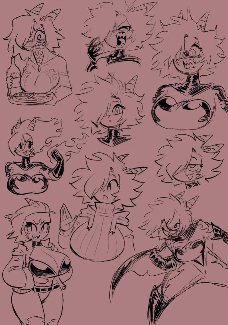 Theguywhodrawsalot characters