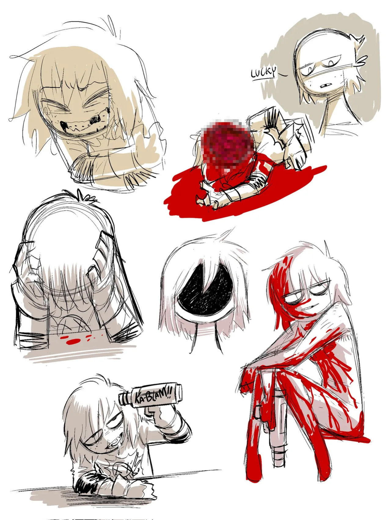 Theguywhodrawsalot characters