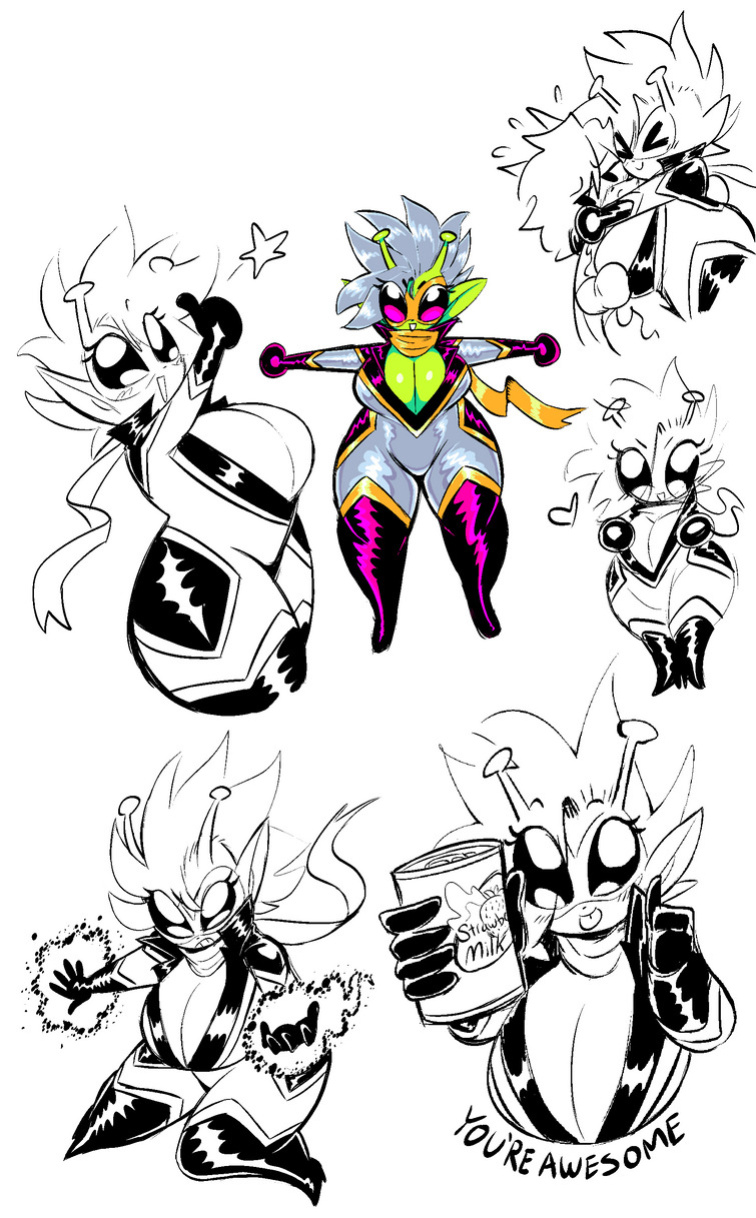 Theguywhodrawsalot characters