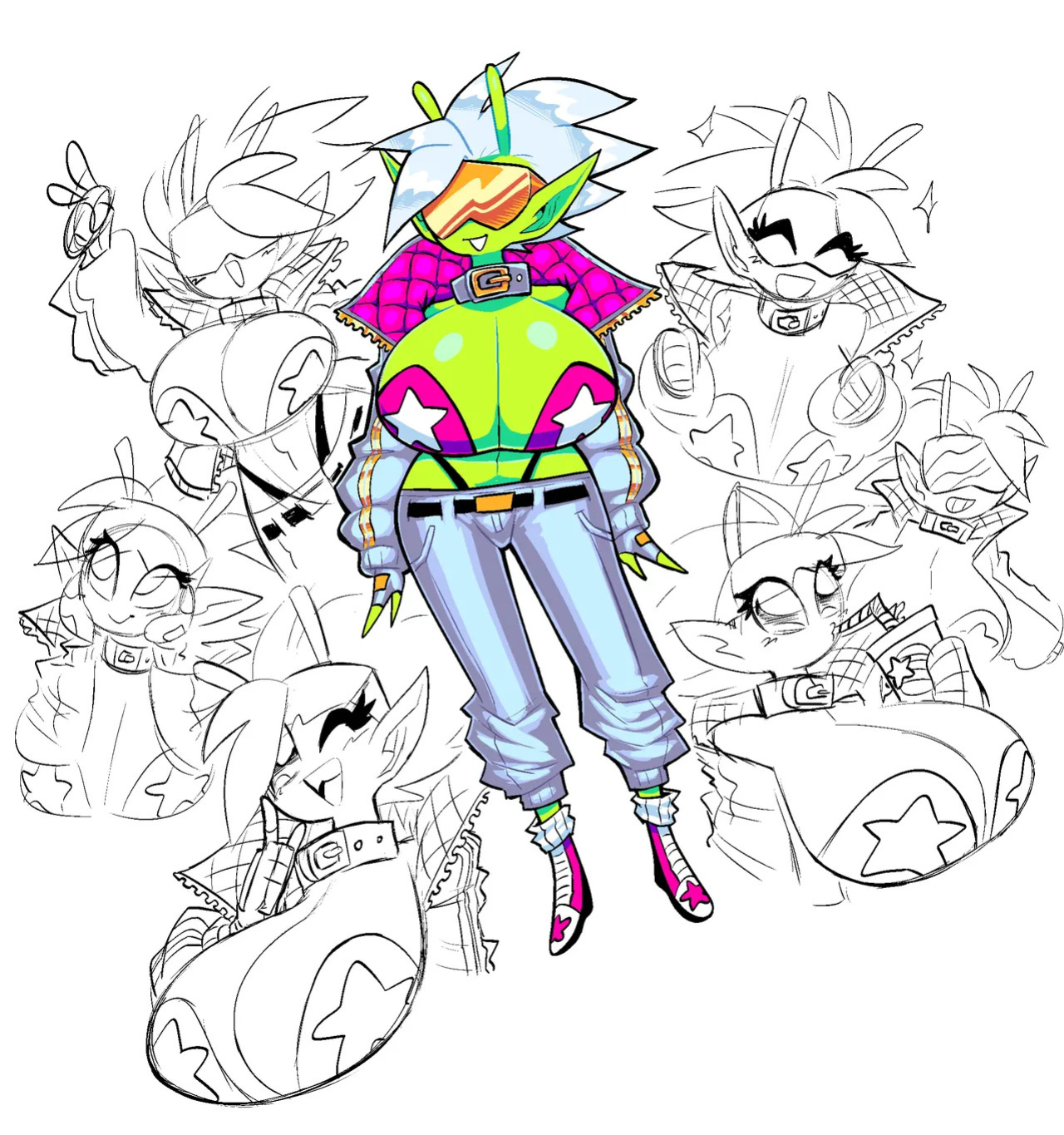 Theguywhodrawsalot characters