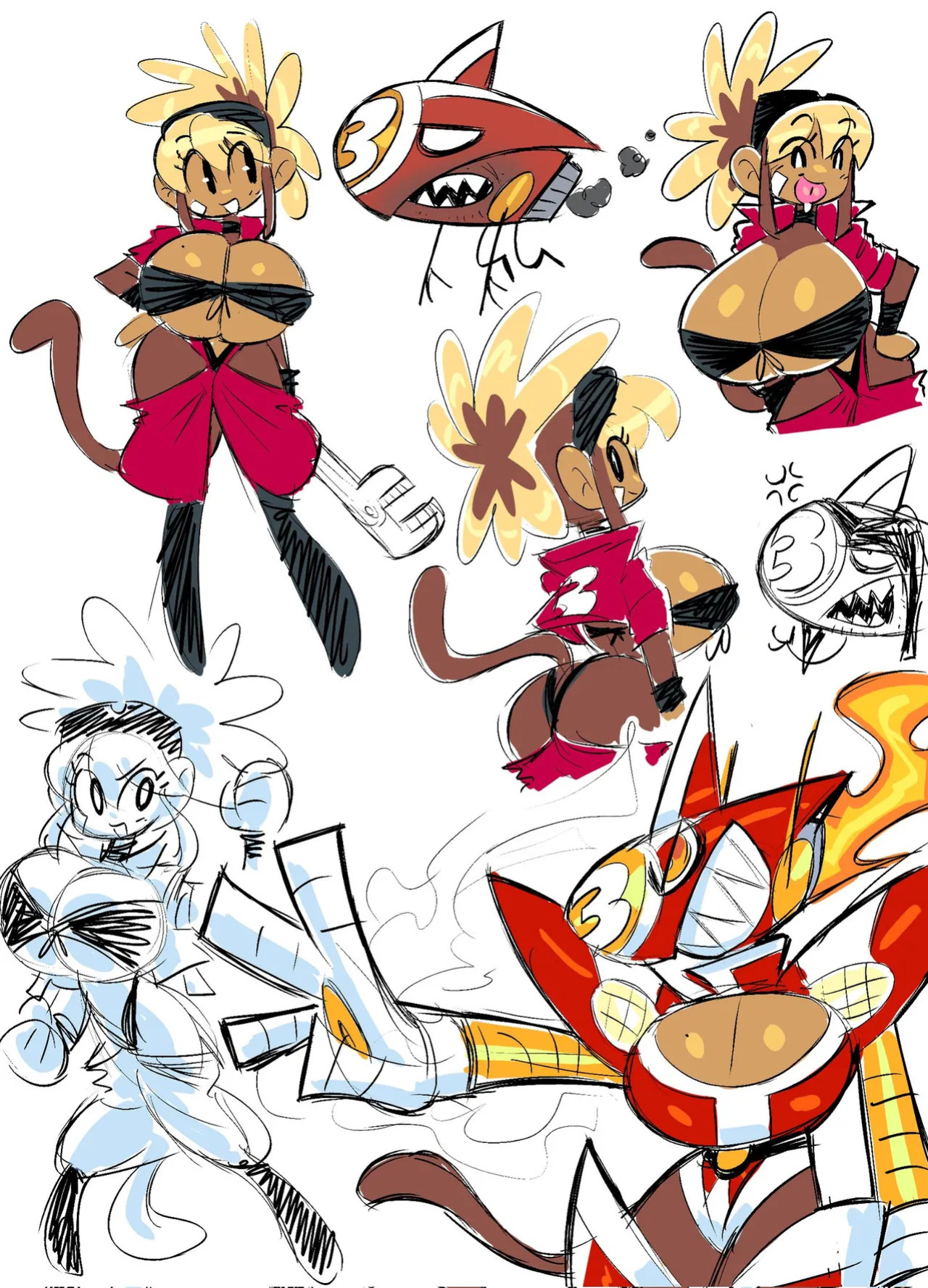 Theguywhodrawsalot characters