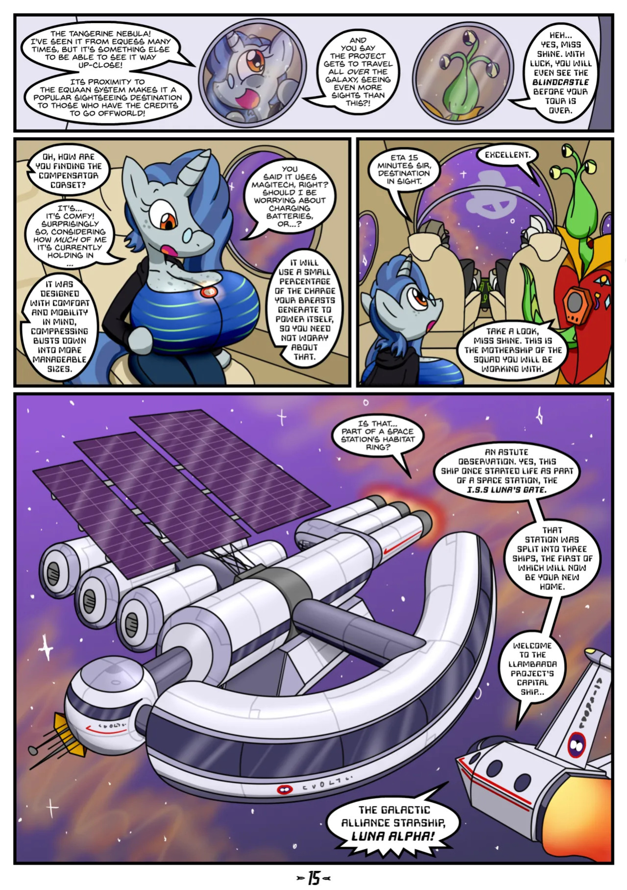 Hyper-Spaced by flash equestria (ongoing)