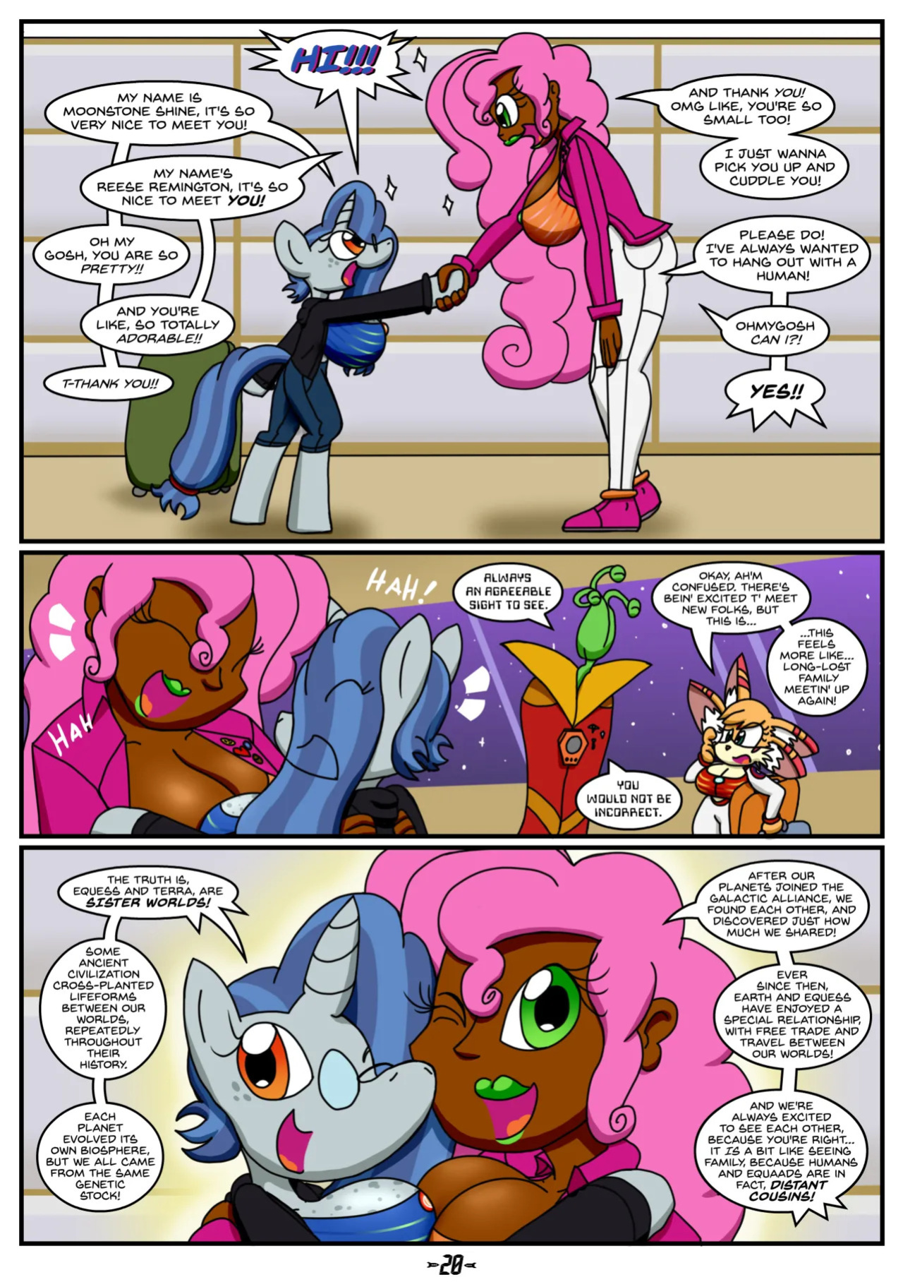 Hyper-Spaced by flash equestria (ongoing)