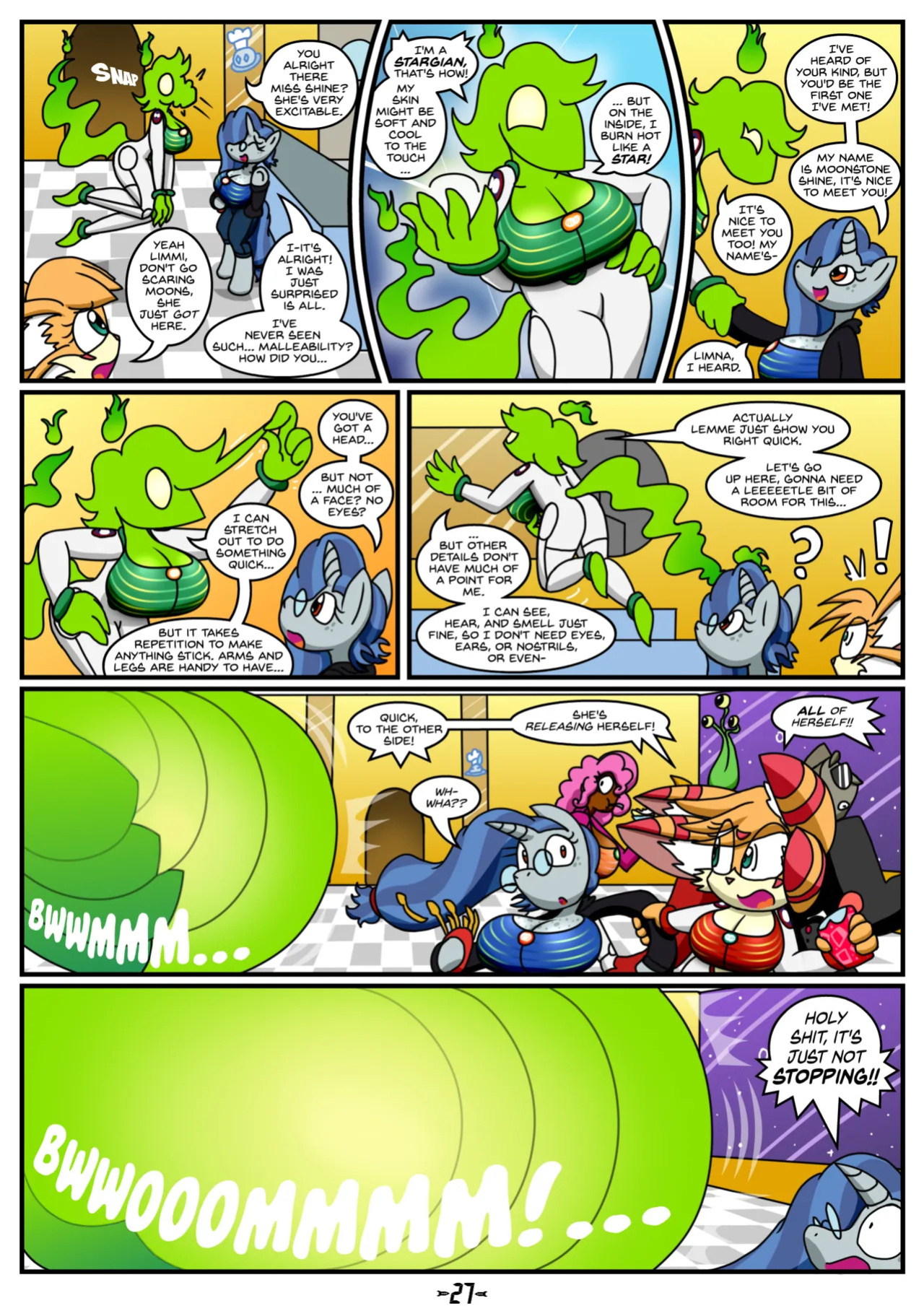 Hyper-Spaced by flash equestria (ongoing)