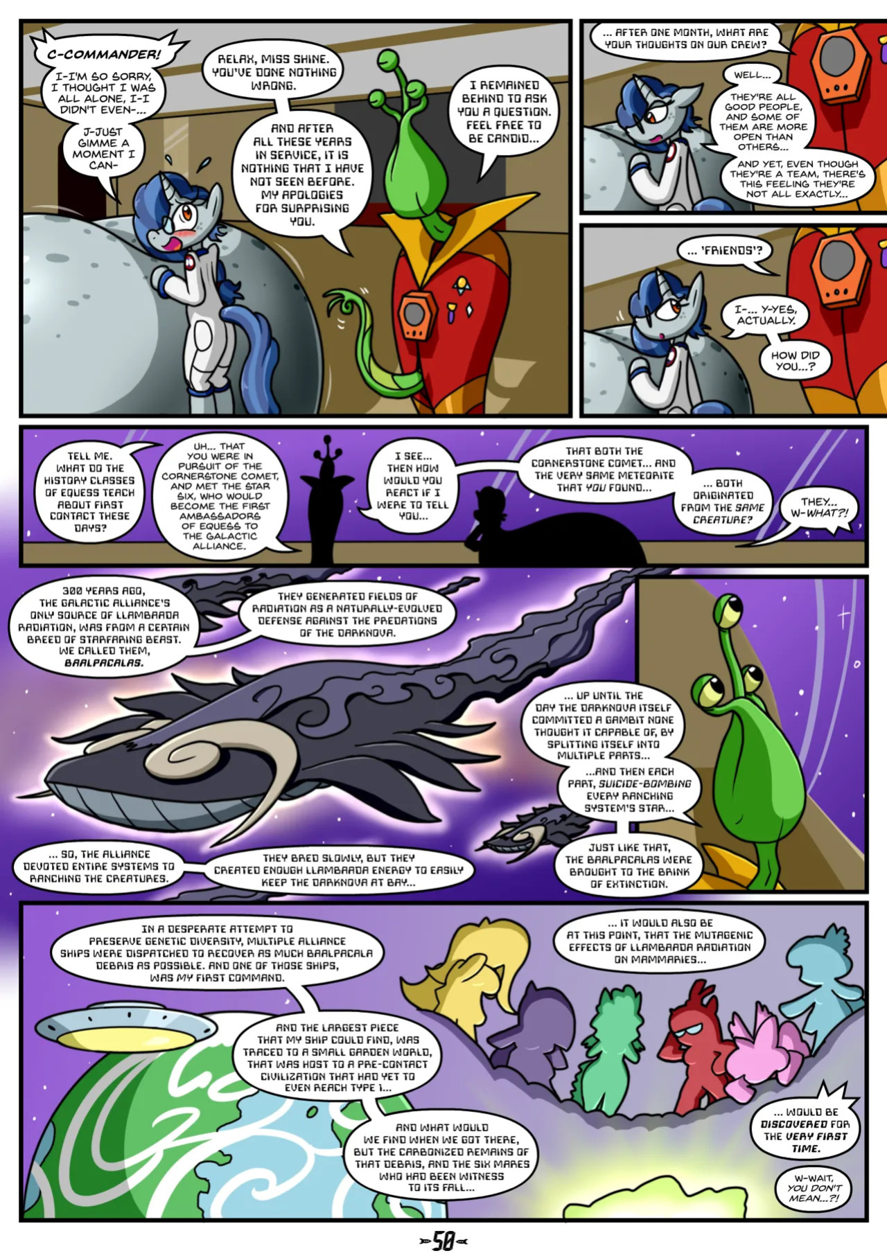 Hyper-Spaced by flash equestria (ongoing)