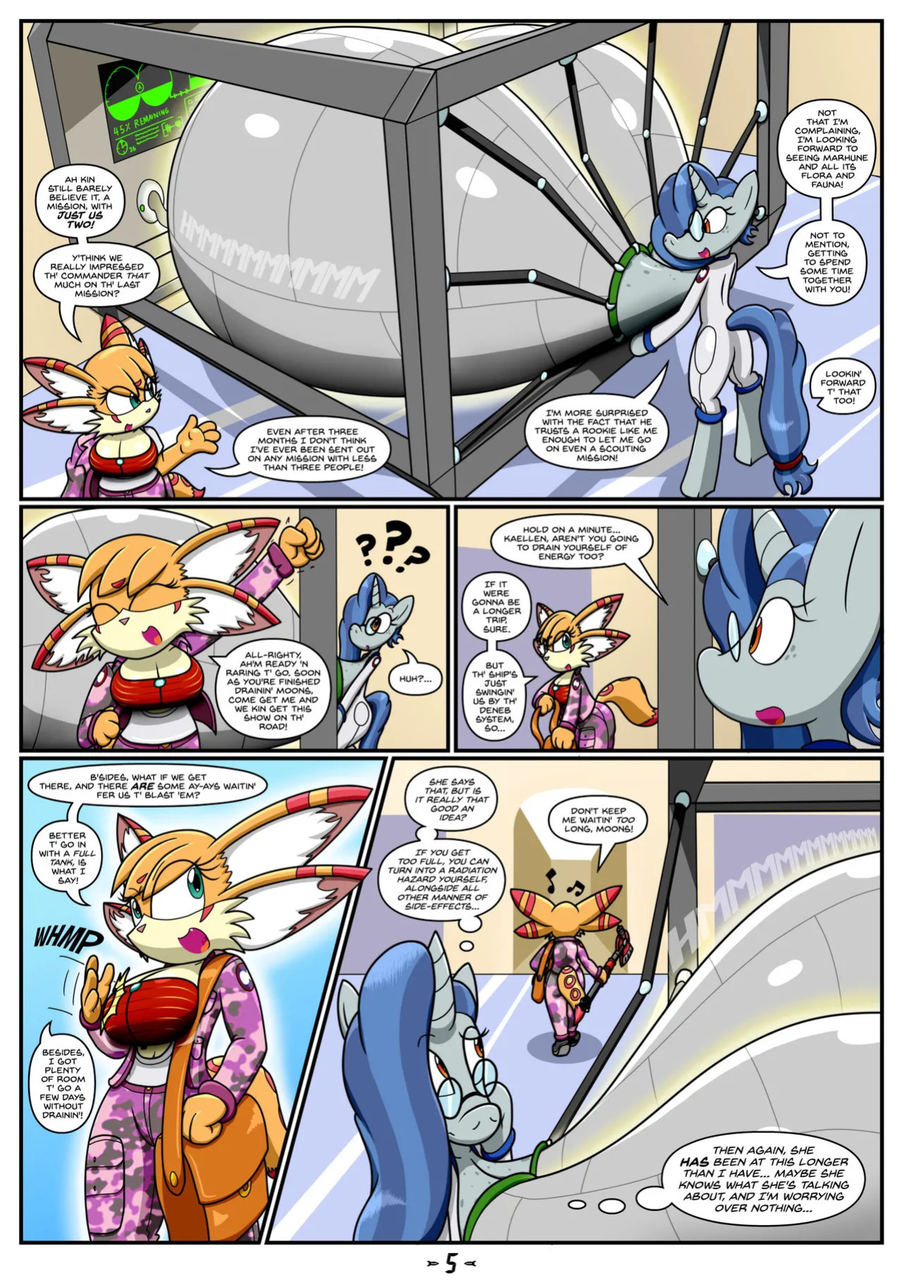 Hyper-Spaced by flash equestria (ongoing)