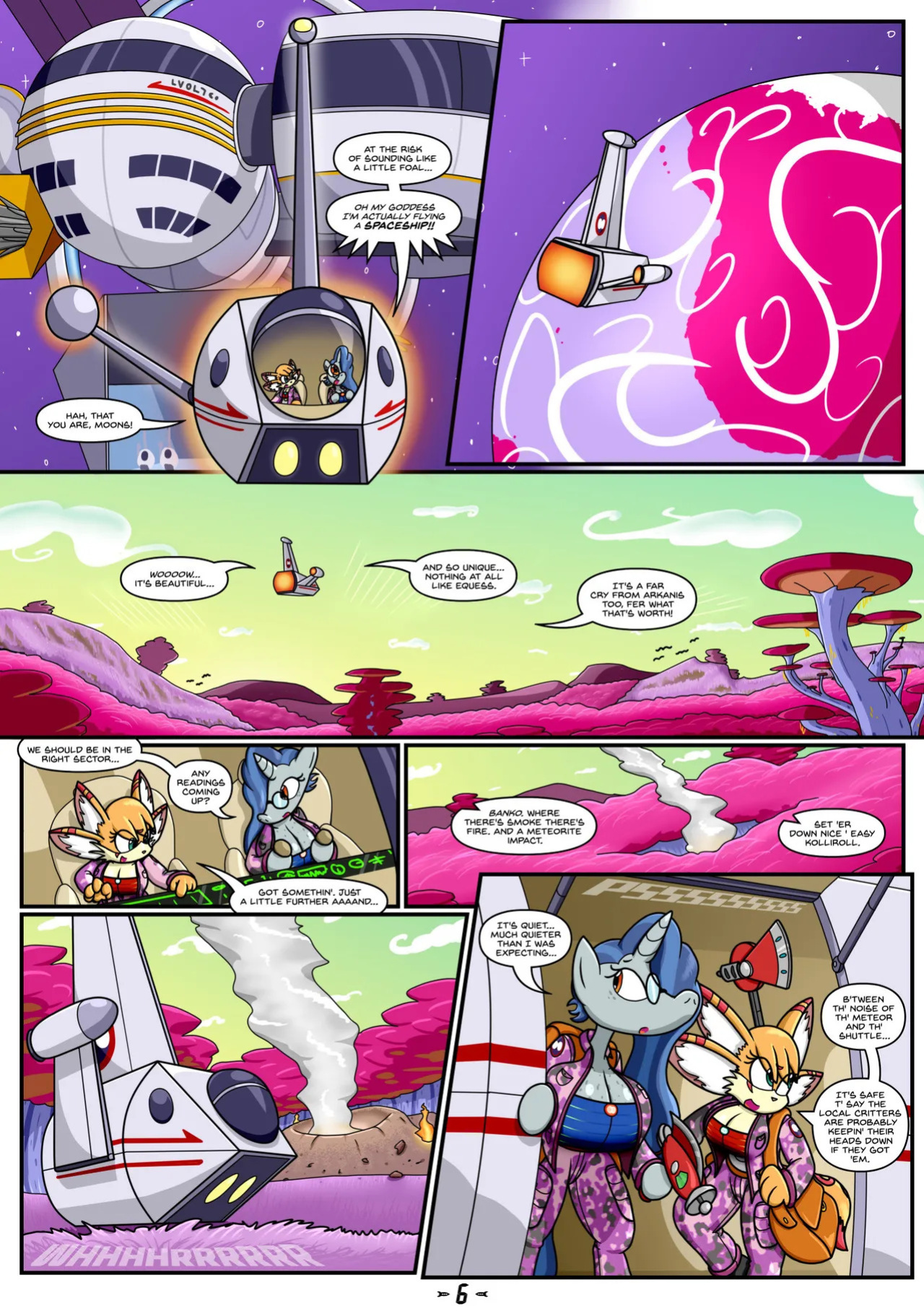 Hyper-Spaced by flash equestria (ongoing)