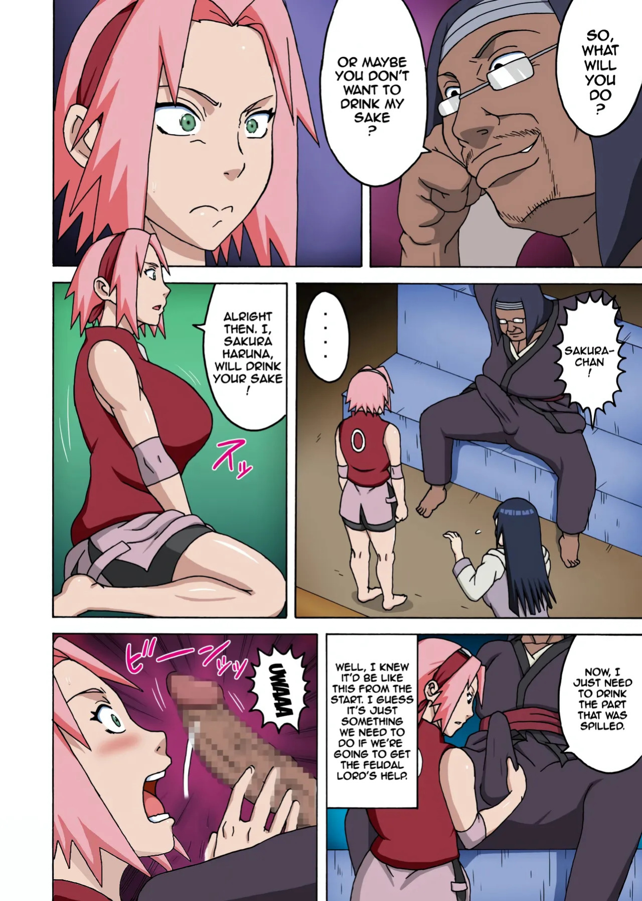 (C87) [NARUHO-Dou (Naruhodo)] SakuHina Inninden (NARUTO) [English] [Colorized] [Digital]