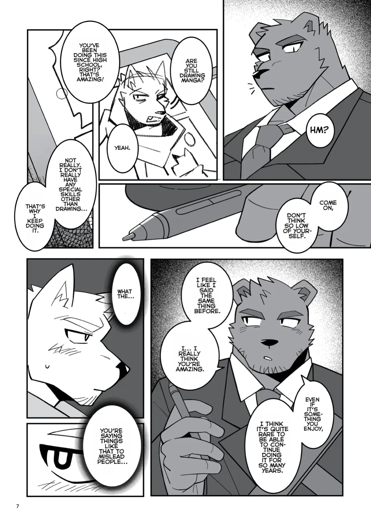 [hachi_duchi] The blue love letter at that moment [English]
